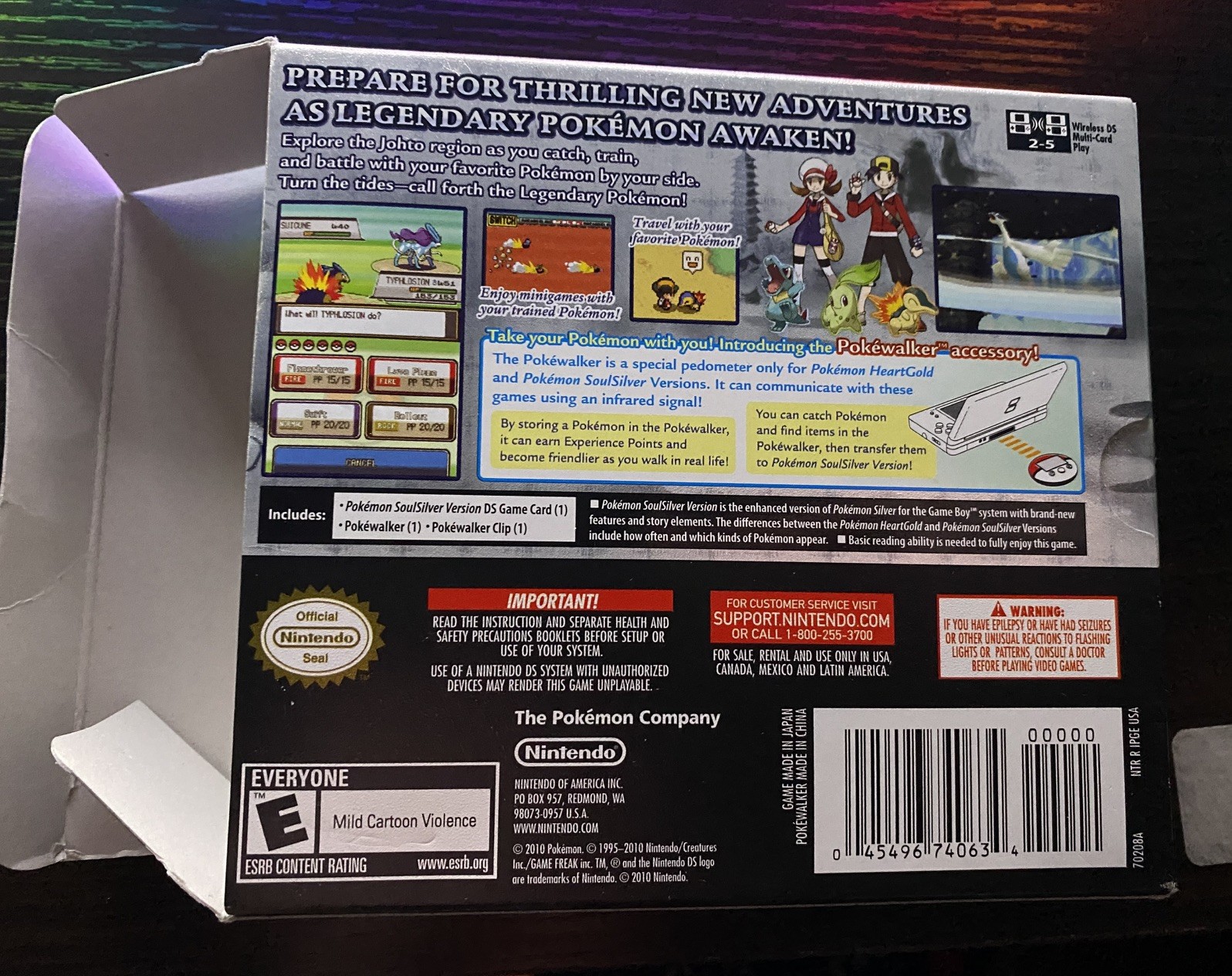 Pokemon: SoulSilver Version CIB [Pokewalker]
