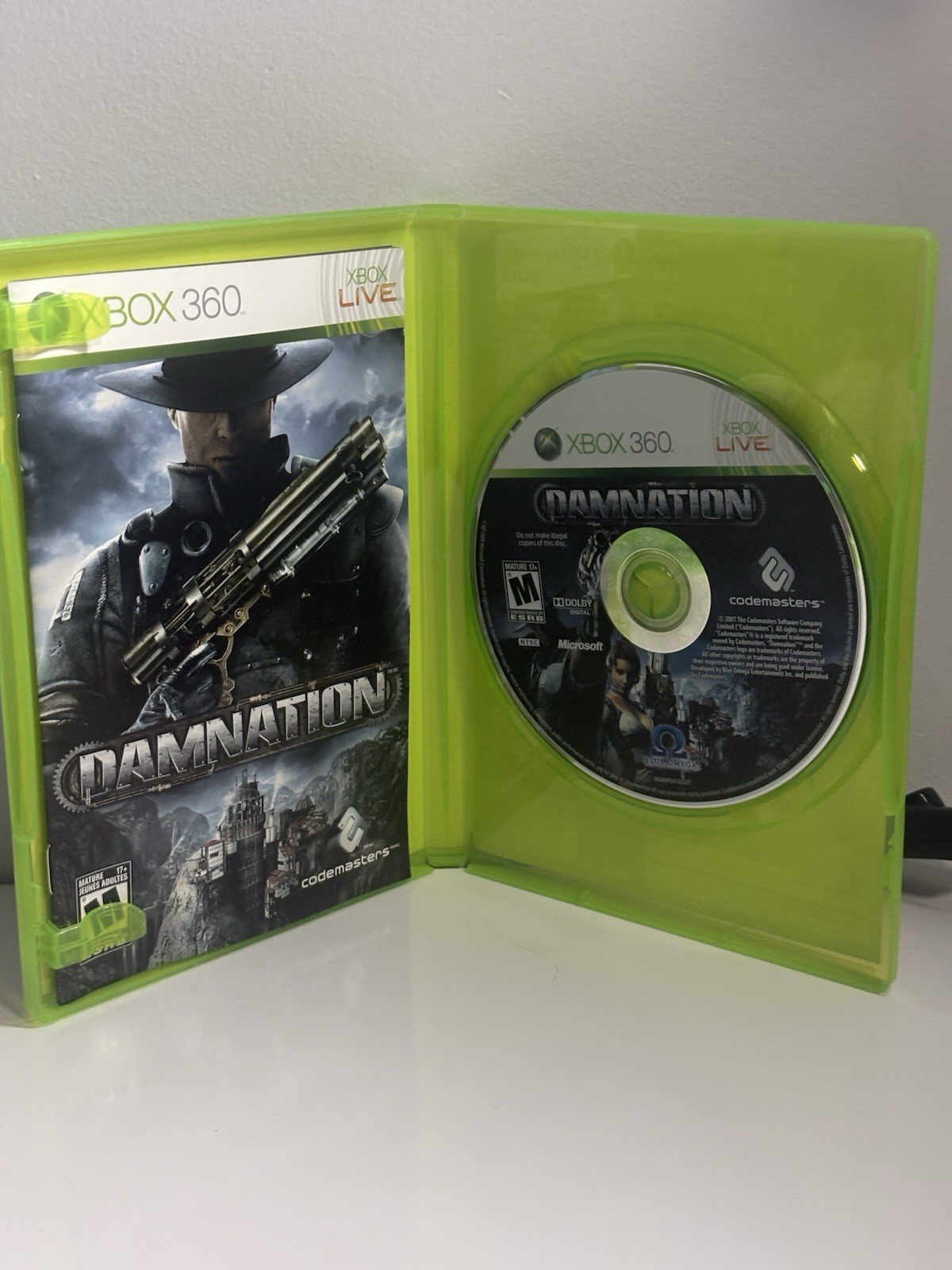 Damnation (Microsoft Xbox 360, 2009) Complete And Tested