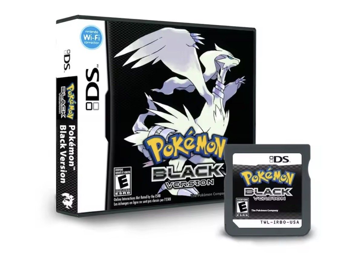 Pokemon Black Nintendo DS w/ Case CIB (SD CARD GAME)