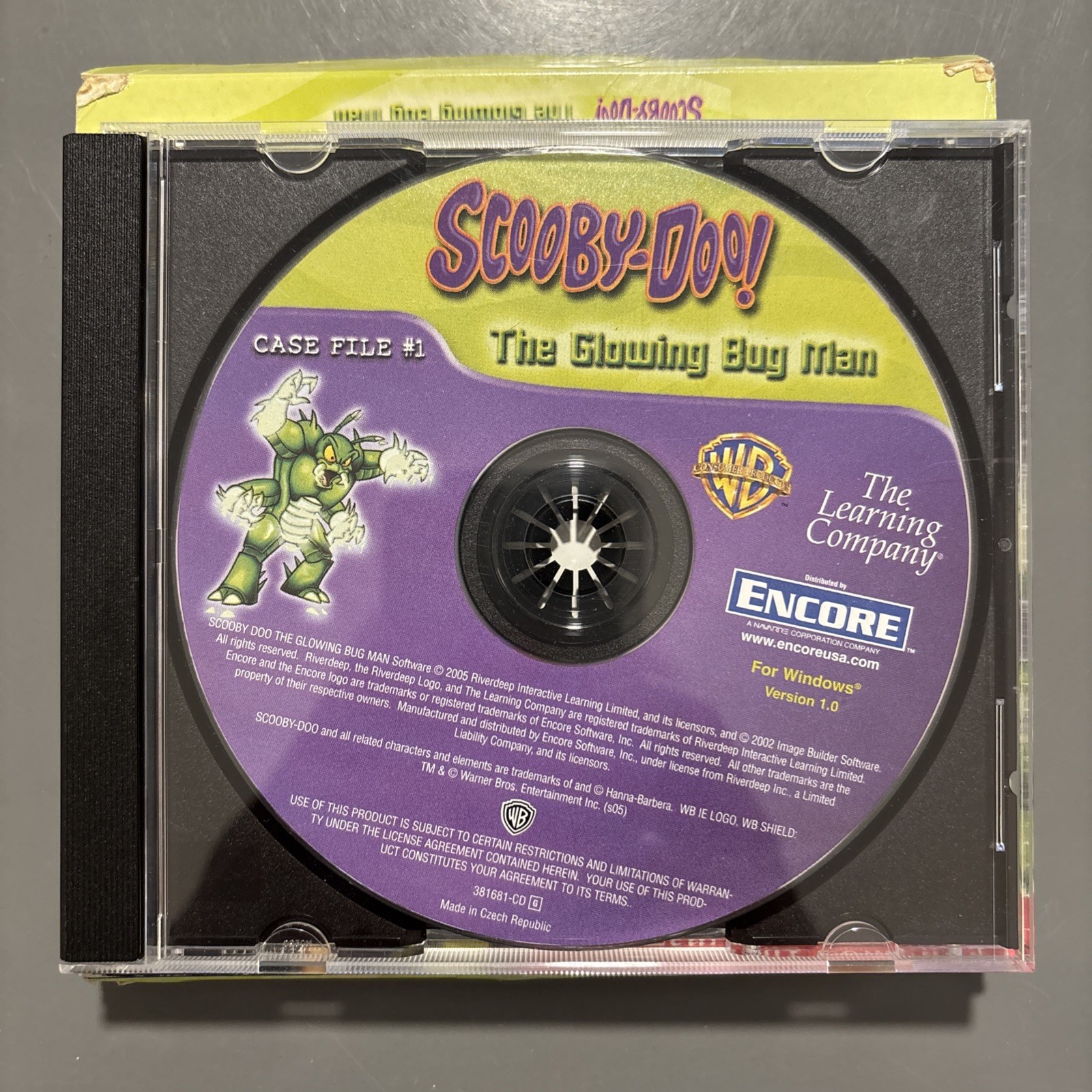 Scooby-Doo! Case File #1 The Glowing Bug Man 2005 PC CD-ROM Game Learning Co
