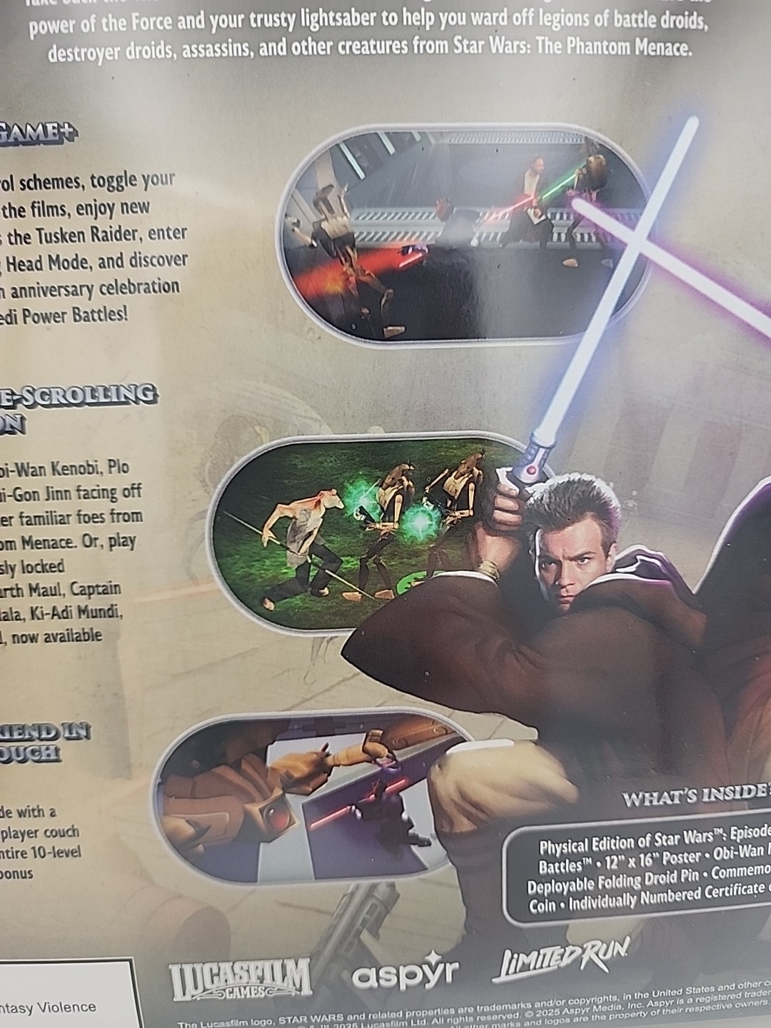 Star Wars Episode 1 Jedi Power Battles Premium Edition Xbox