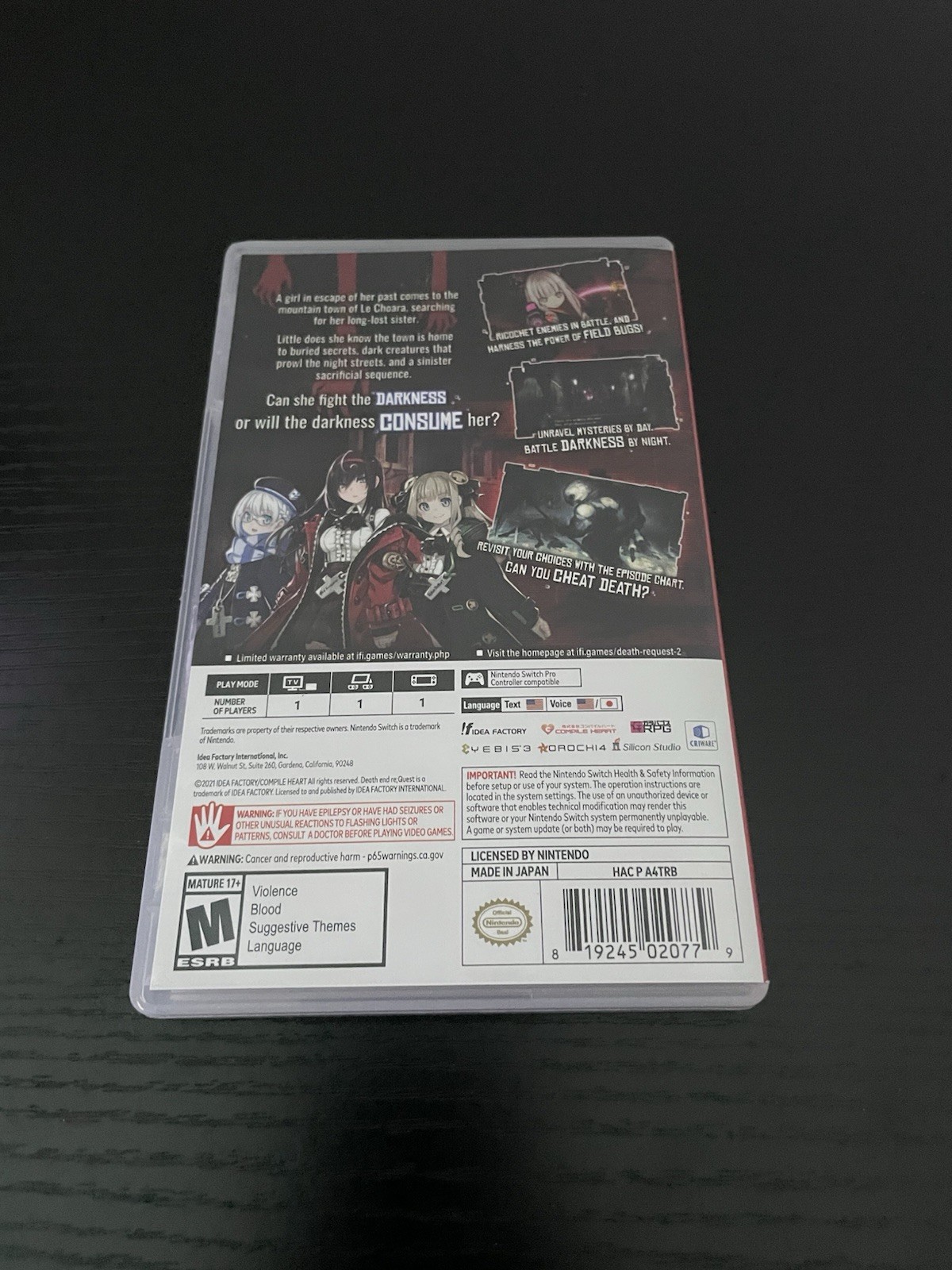 COMPLETE Death end re;Quest 2 (Nintendo Switch)