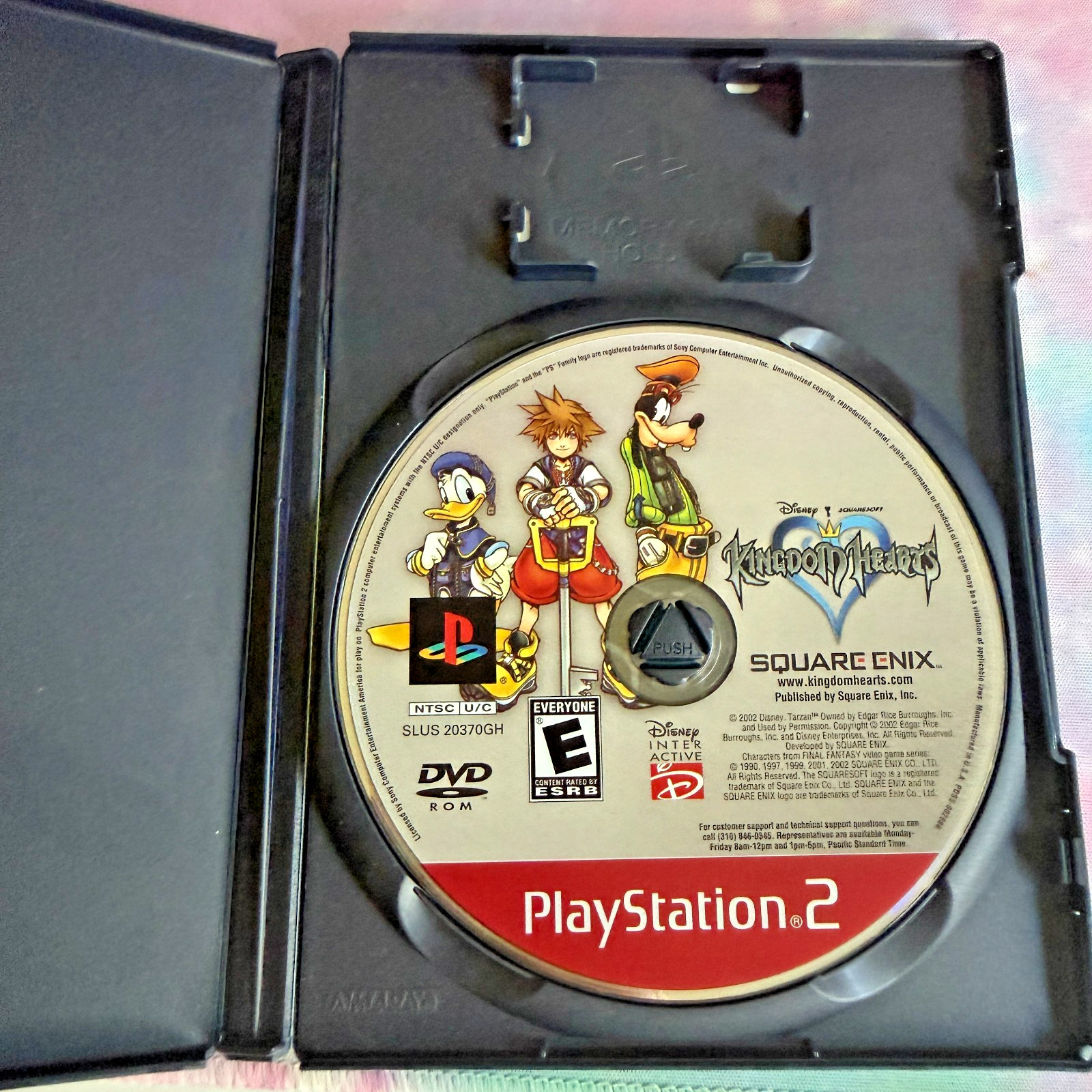 ⭐️ KINGDOM HEARTS PlayStation 2 PS2 Disney Greatest Hits NO Manual Square Enix