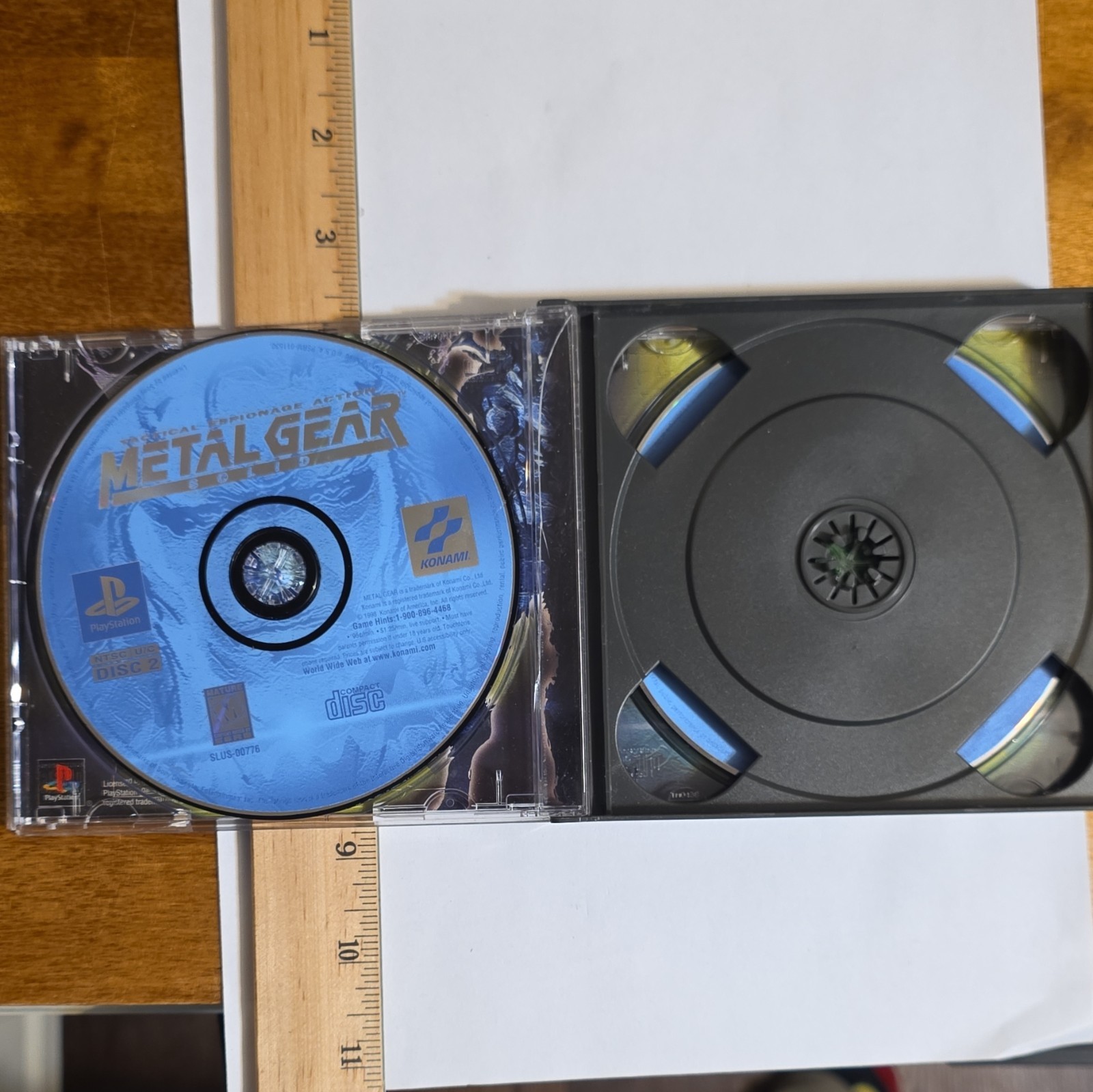Konami Metal Gear Solid (Sony PlayStation 1) M 2-Disc Tactical Espionage NTSC