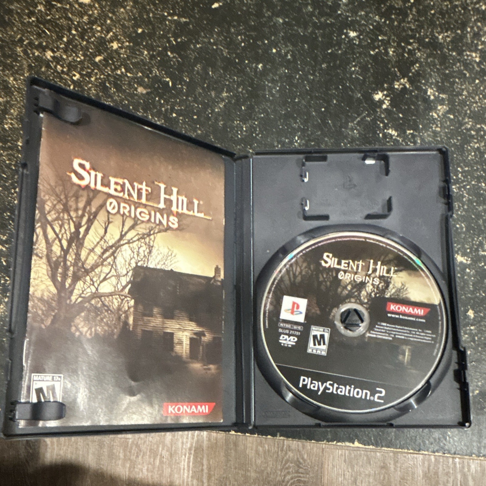 Konami Silent Hill Origins PS2 w/ Manual M Mature NTSC-U/C 2007 Horror