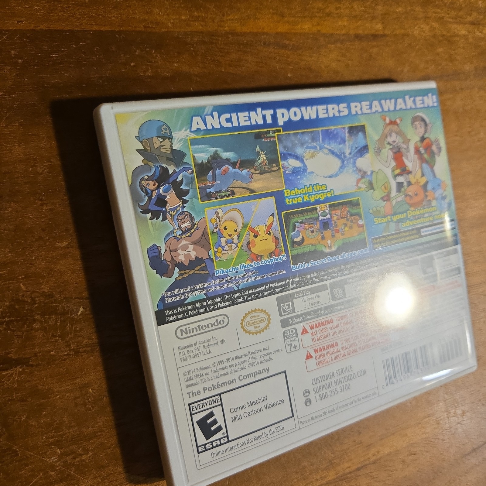 Pokemon Omega Ruby & Alpha Sapphire – BONUS Variant With Bonus Insert -NO GAME