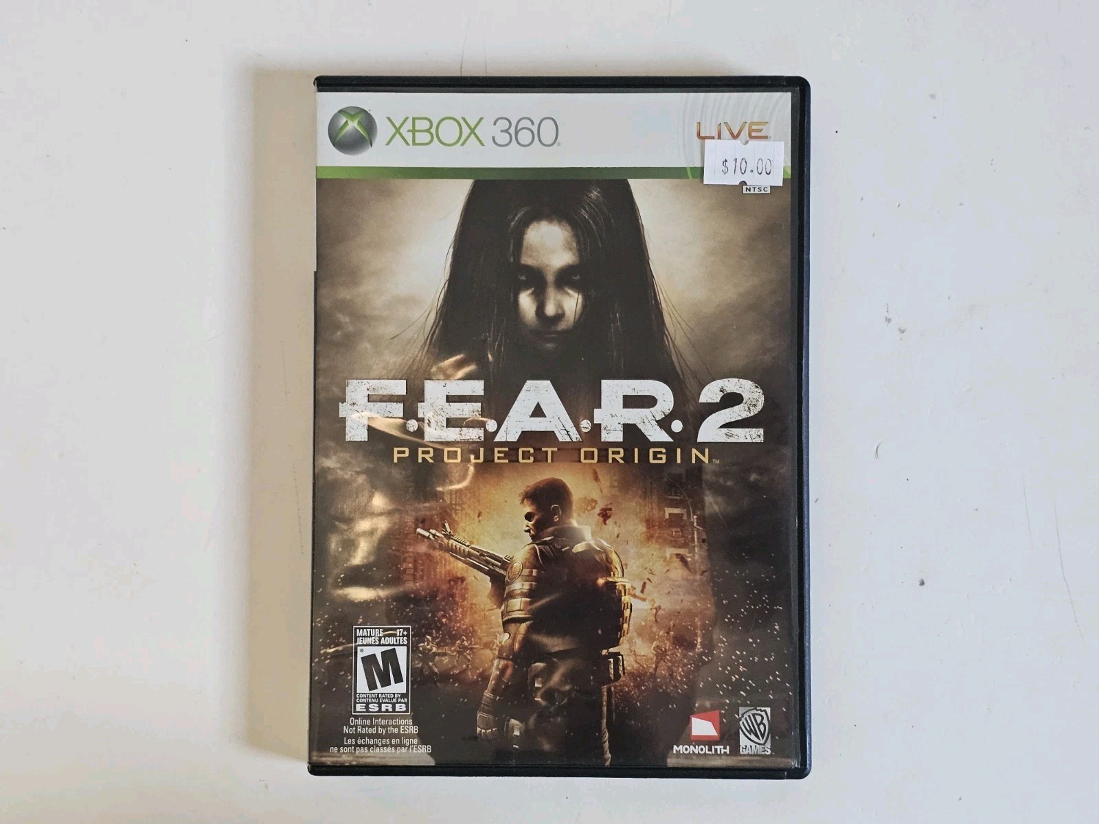 FEAR 2 Project Origin CIB Xbox 360 Complete With Manual, Tested, Clean Disc
