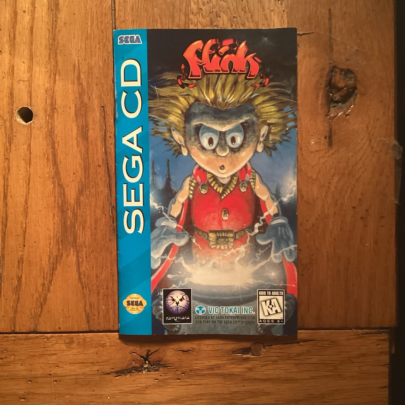 Flink Sega CD Complete CIB with Registration Card
