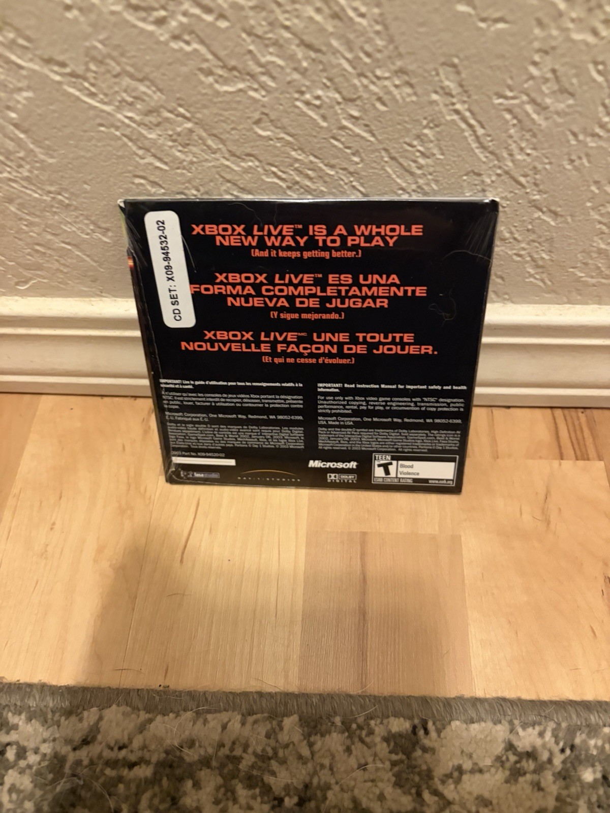 MechAssault (Microsoft Xbox, 2002) Cardboard Sleeve NEW SEALED NOT FOR RESALE