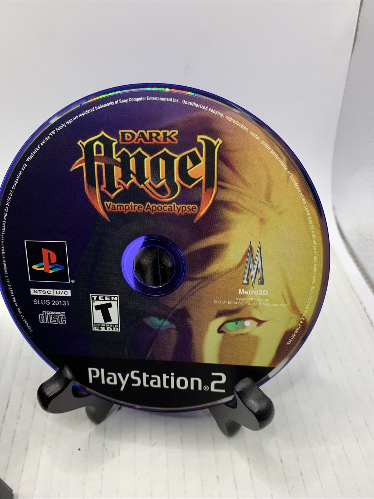 Dark Angel Vampire Apocalypse (PlayStation PS2) Complete Mint Condition See Pics