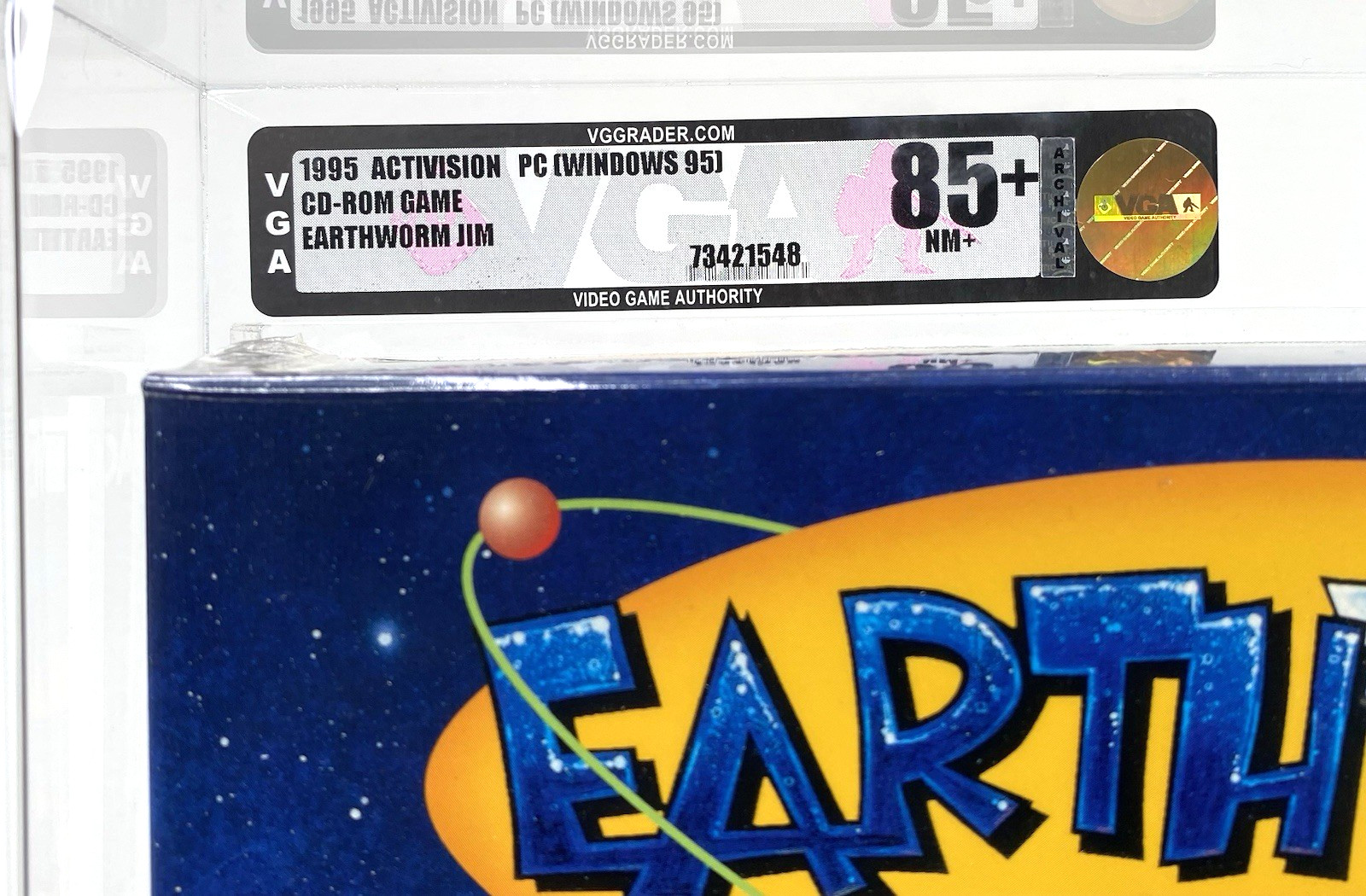 Earthworm Jim Set 3D PC Big Box Windows Computer New 1995 Sealed VGA Graded