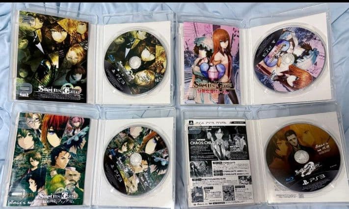 Steins Gate Series 4 Game Set PS3 Visual Novel Japan Import