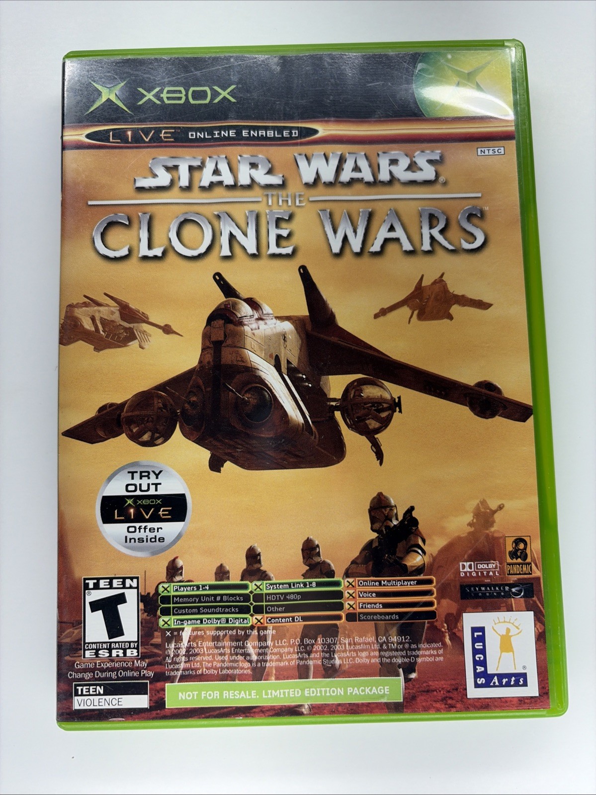Star Wars: The Clone Wars / Tetris Worlds Online Edition Combo (Xbox)
