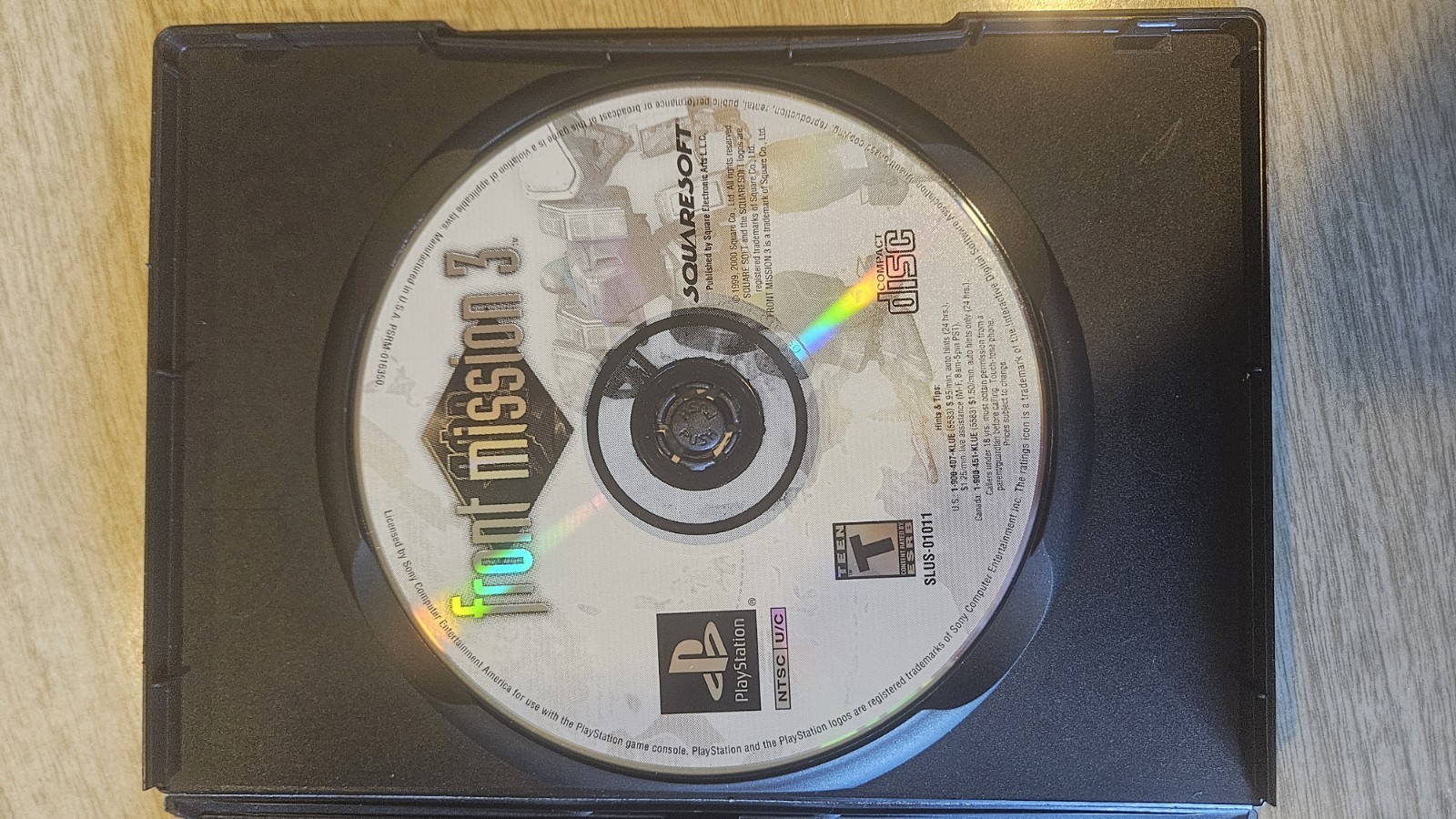 Square Soft Front Mission 3 PS1 Tactical RPG T NTSC-U/C Front Mission Series