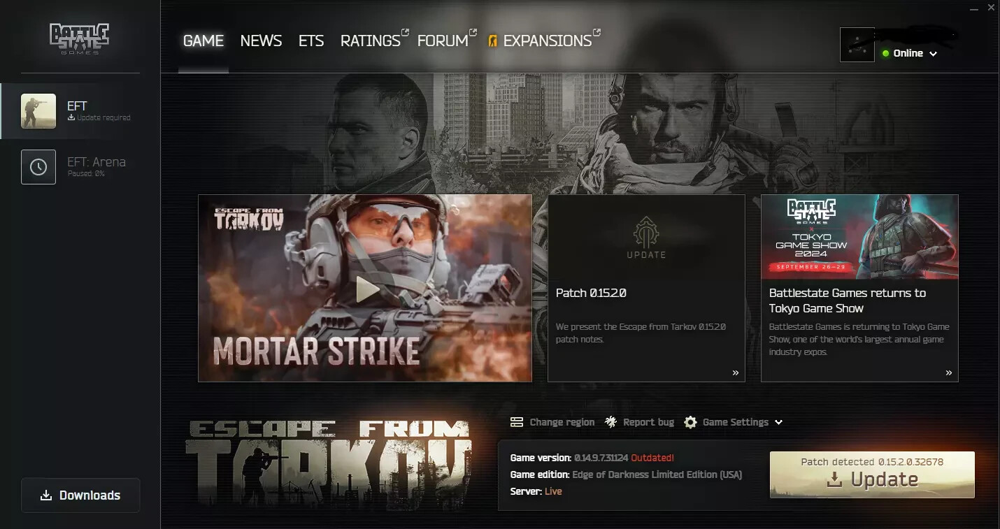 Escape From Tarkov, EOD Edge of Darkness Edition, NA, Arena