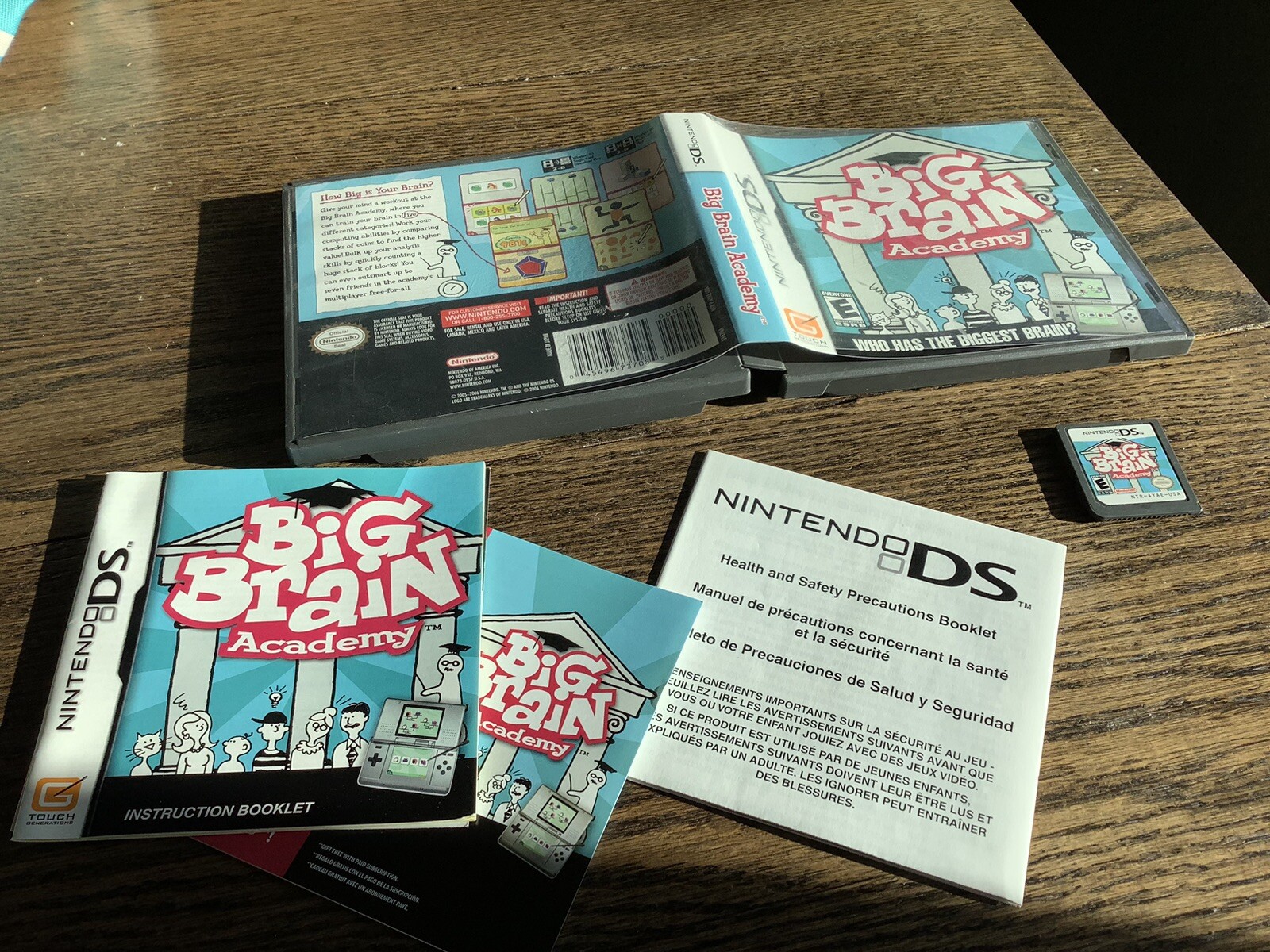 Big Brain Academy (Nintendo DS, 2006) Used Fun Games Free USA Shipping