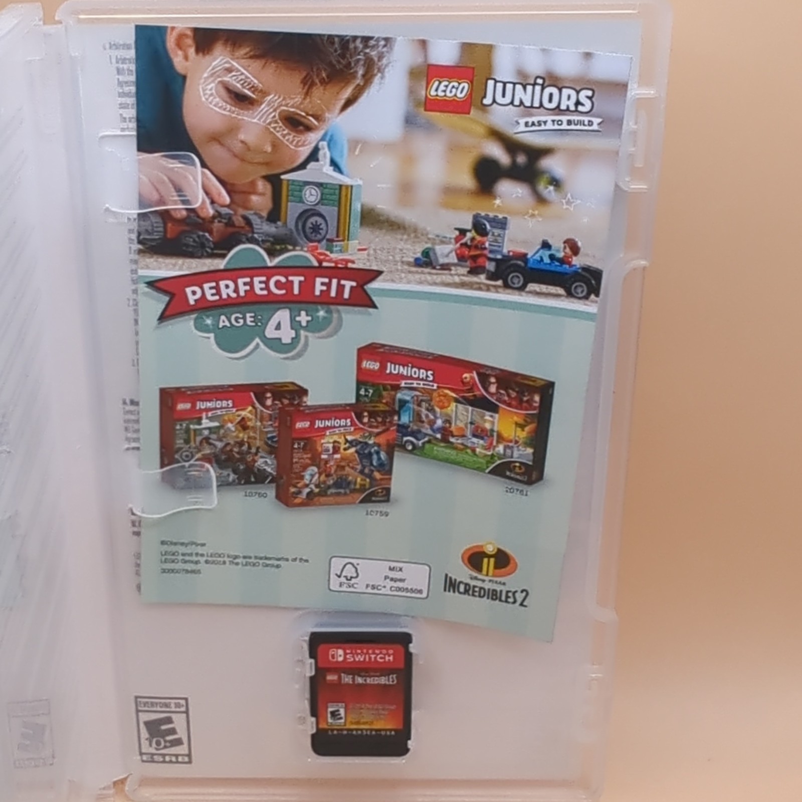 WB Games LEGO The Incredibles Nintendo Switch Co-op Multiplayer E10+ 2018 NTSC