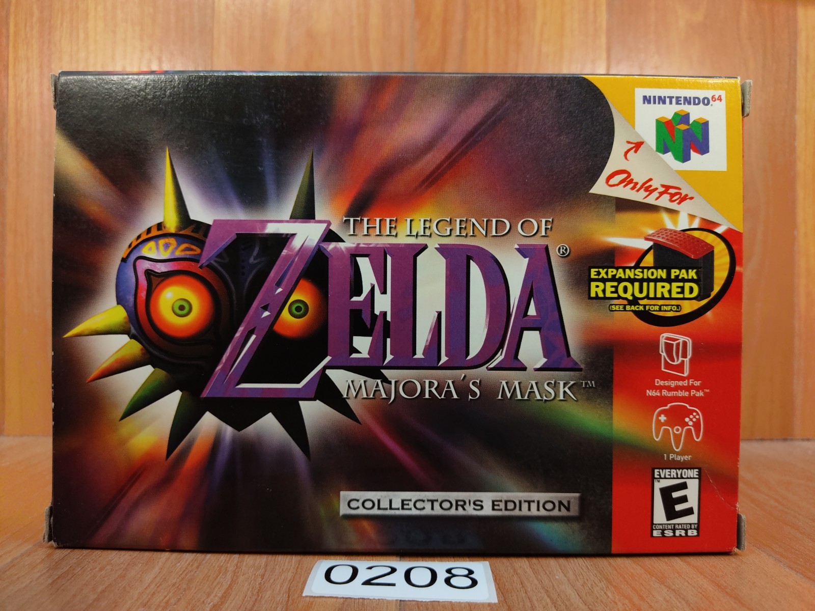 Nr MINTY BOX CIB Legend of Zelda Majora’s Mask Collector Edition complete in n64