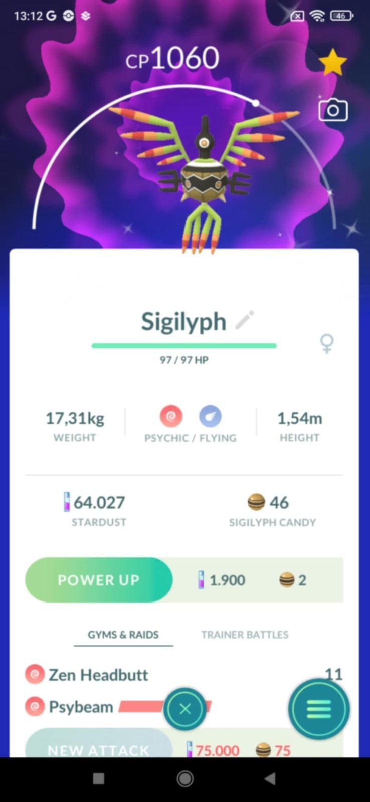 ✨Shiny Sigilyph, Maractus, Bouffalant ✨ – P T C – Description