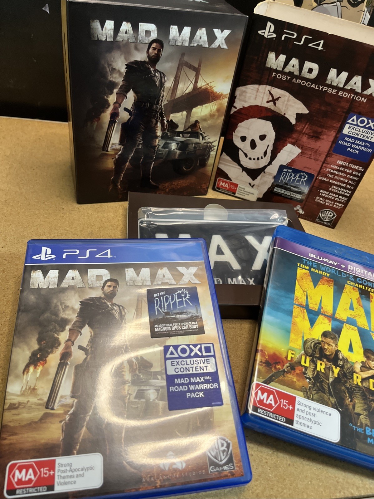 Rare – PS4 – MAD MAX APOCALYPSE EDITION Complete In Box With Slip Cover