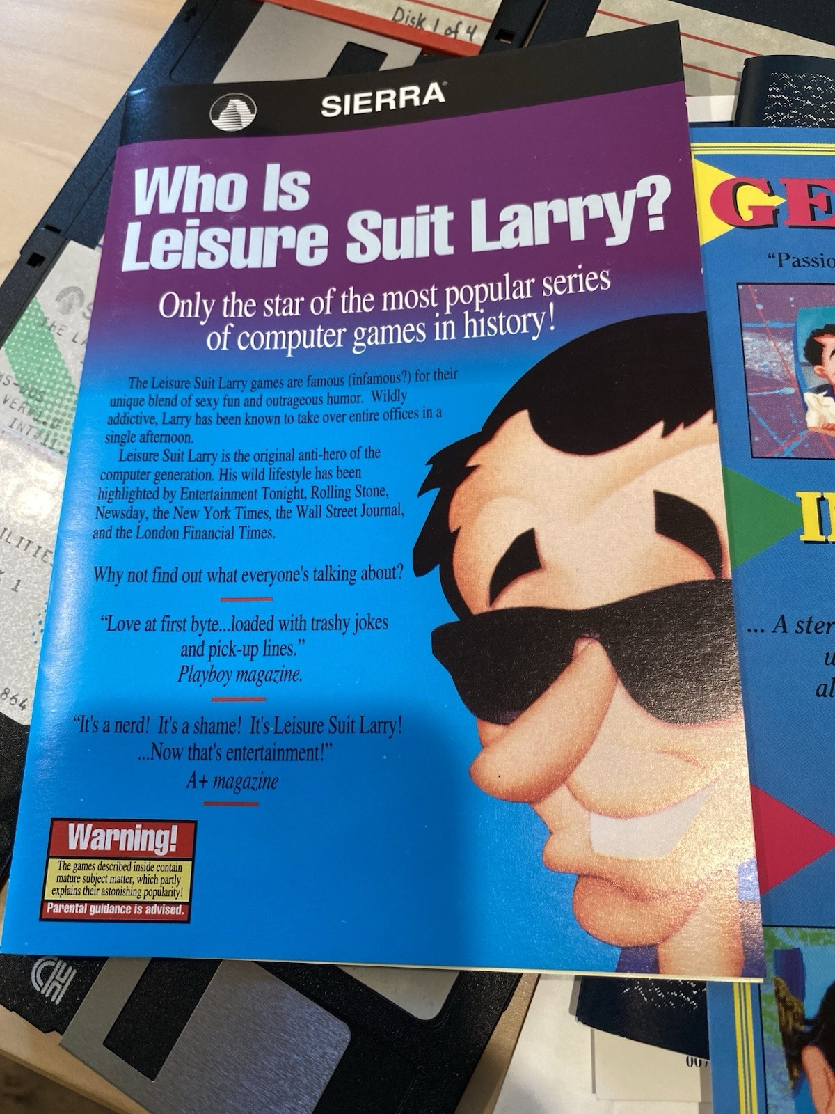 The Laffer Utilities Version 4.01 Sierra Games Leisure Suit Larry RARE