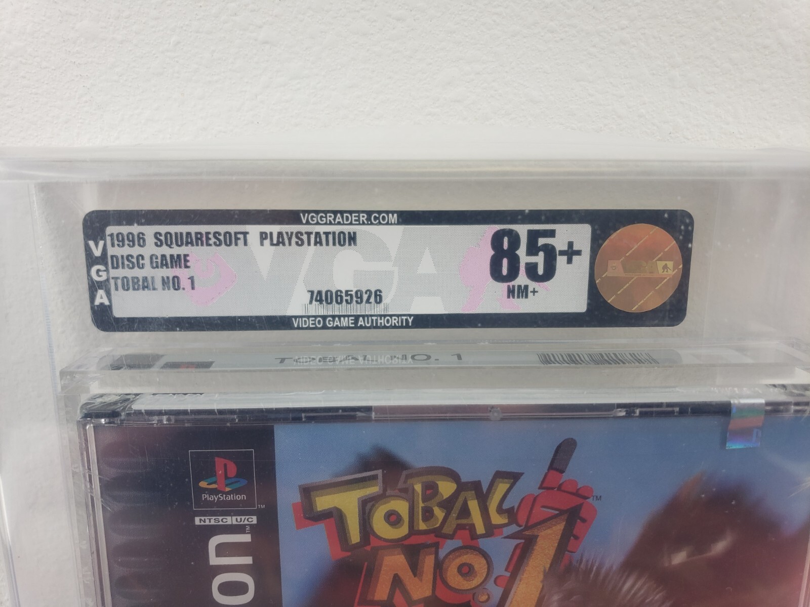 Tobal No. 1 VGA 85+ 1st Print First Squaresoft (Sony PlayStation 1) ps1 Graded
