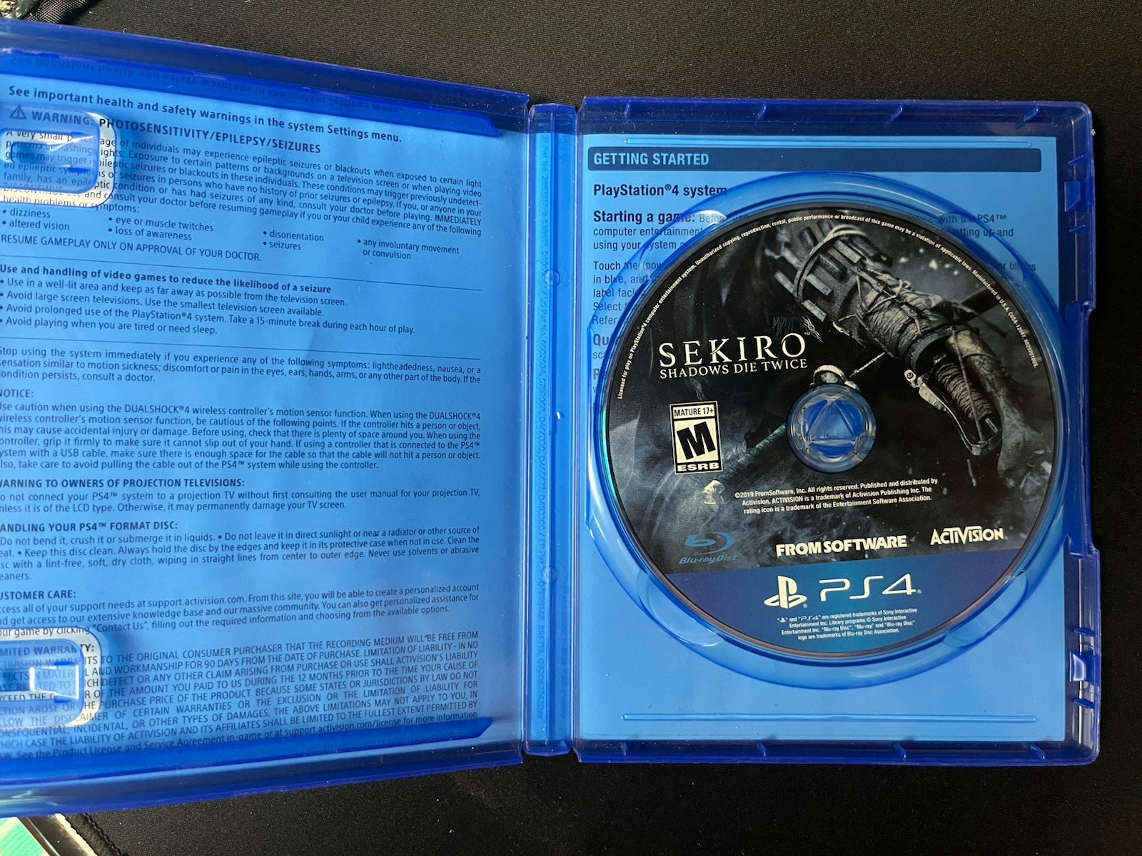 PS4 Sekiro: Shadows Die Twice