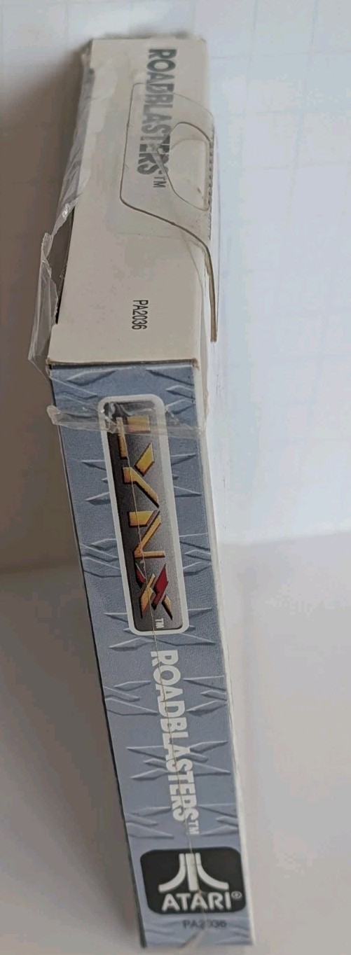 RoadBlasters Atari Lynx CIB Complete Tested Works Partial Seal Hang Tag Reg Card