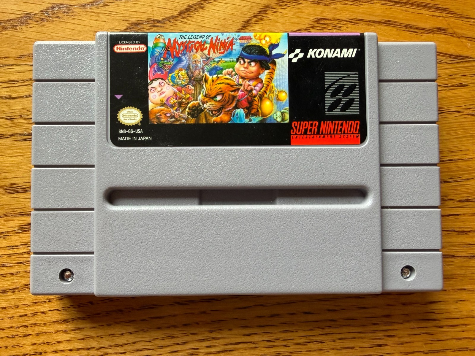 The Legend of the Mystical Ninja SNES Super Nintendo Authentic Tested Cart Only