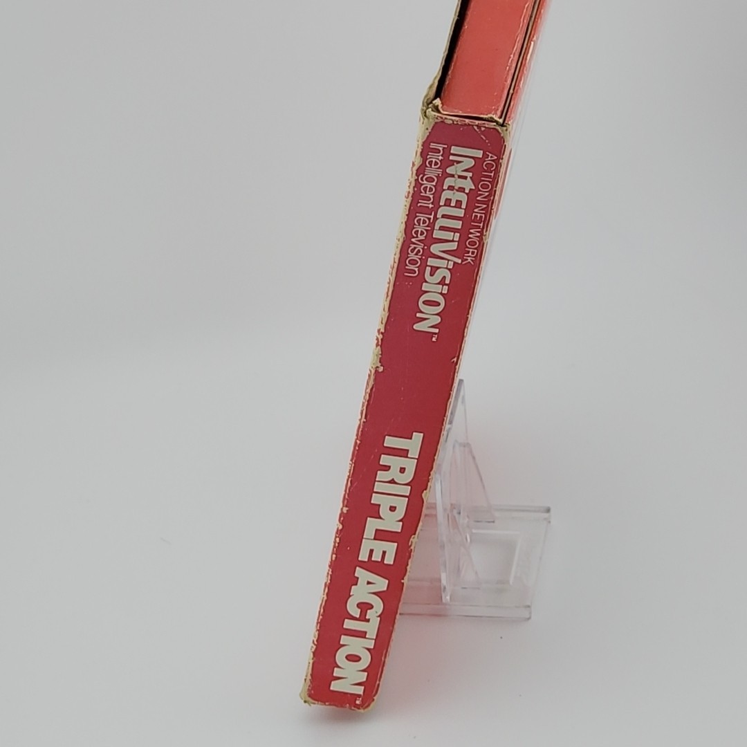 Triple Action (Intellivision, 1981) – Box – Platistic Insert – Cartridge