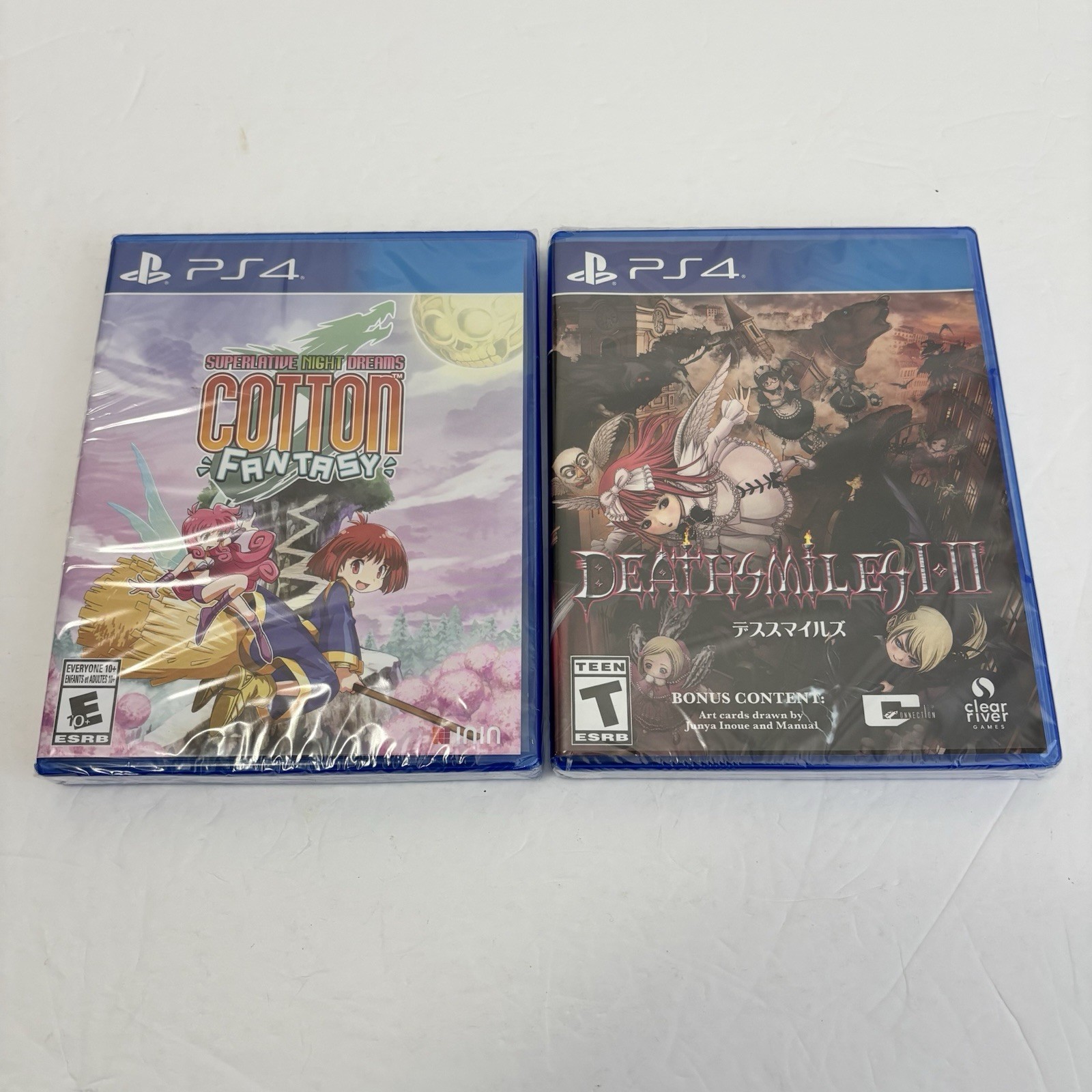 NEW Deathsmiles I & II and Cotton Fantasy Playstation 4 PS4 Sealed Shooter SHMUP