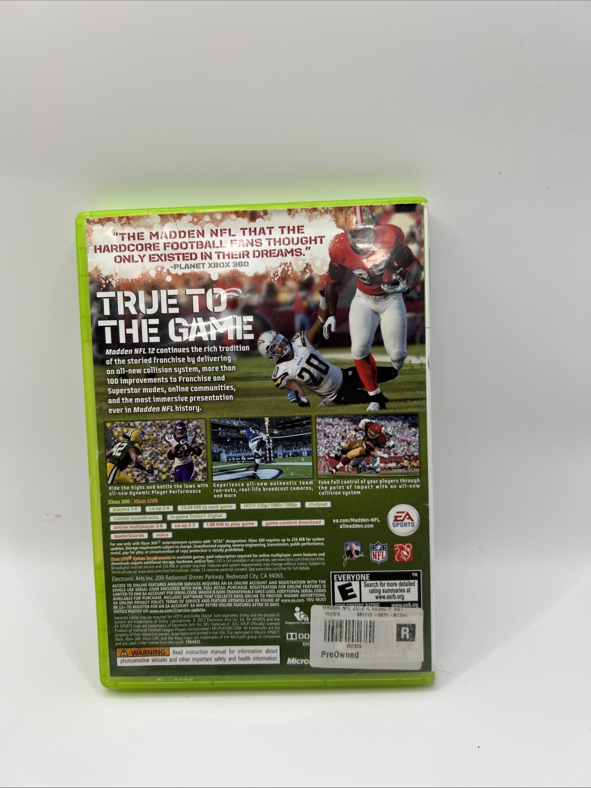 Xbox 360: Madden NFL 12 – Microsoft Xbox 360