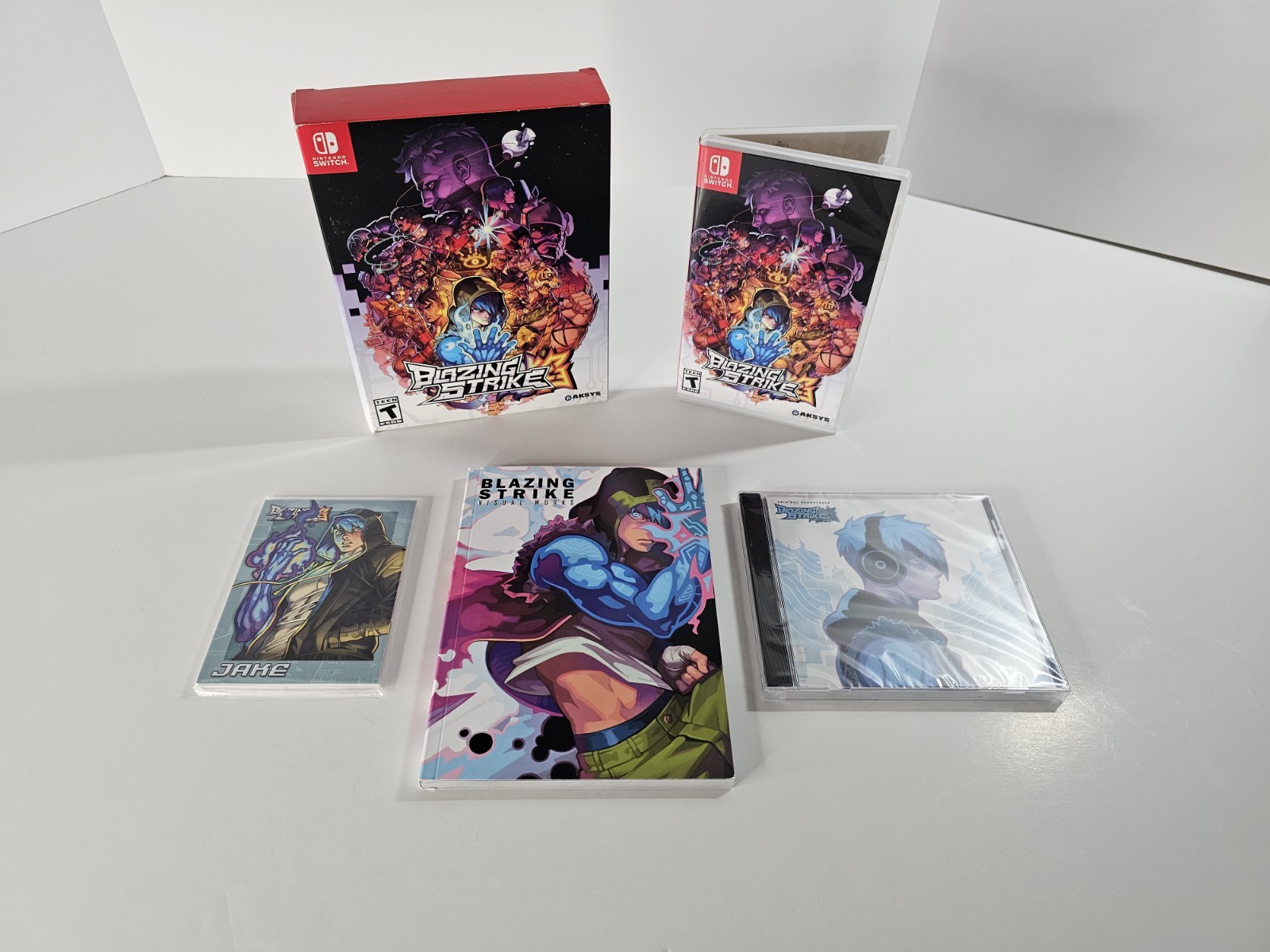 Blazing Strike Limited Edition (Nintendo Switch) – CIB – Sealed CD & Cards