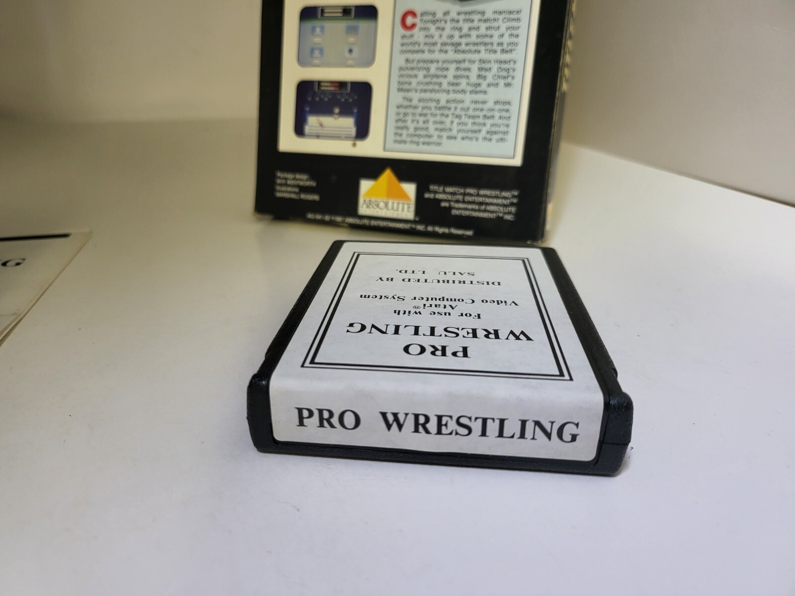 TITLE MATCH PRO WRESTLING FOR PAL ATARI 2600 & ATARI 2600+ & RETRON 77 CIB