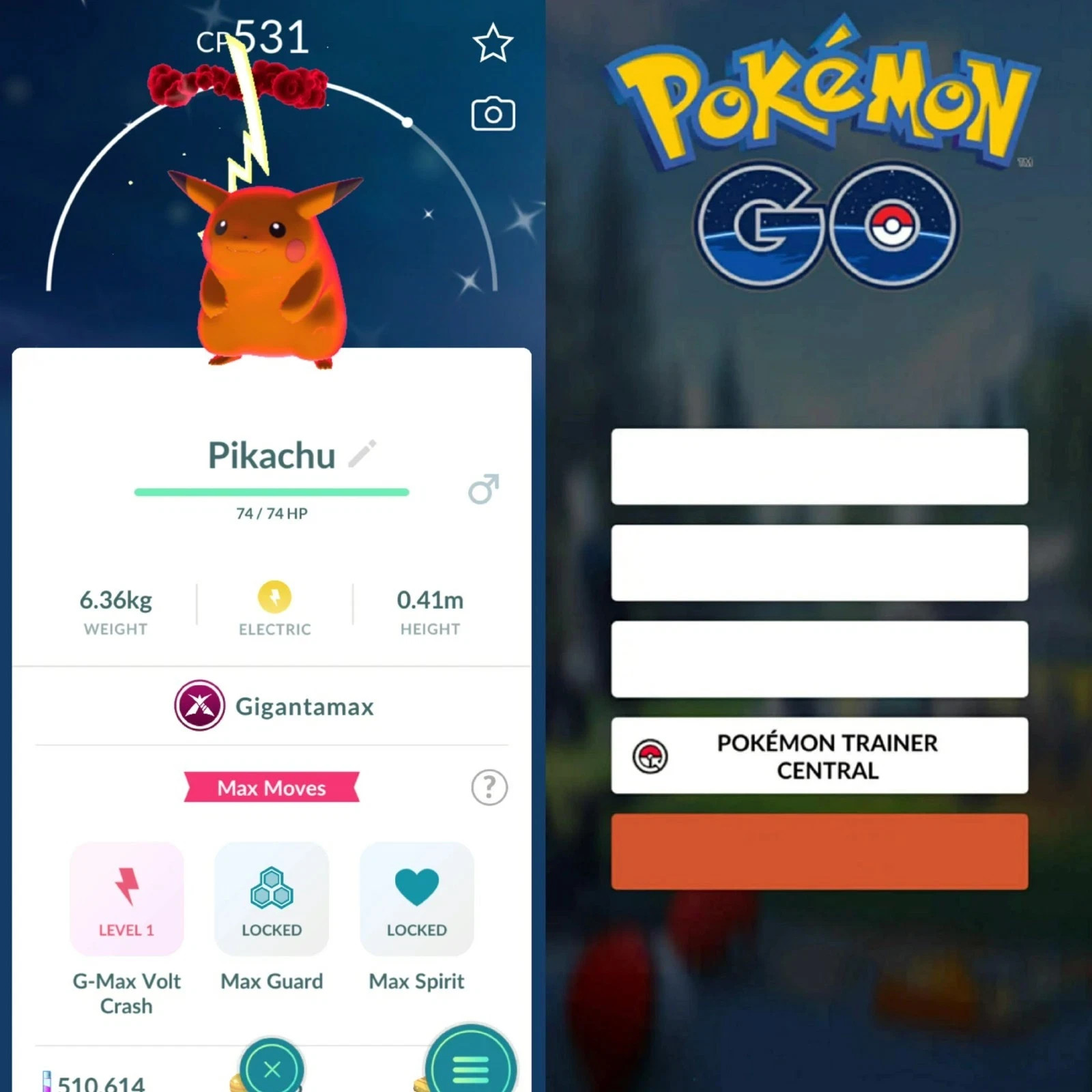 Pokémon PTCs Go | Shiny Gigantamax Pikachu ✨ Mini or Trade