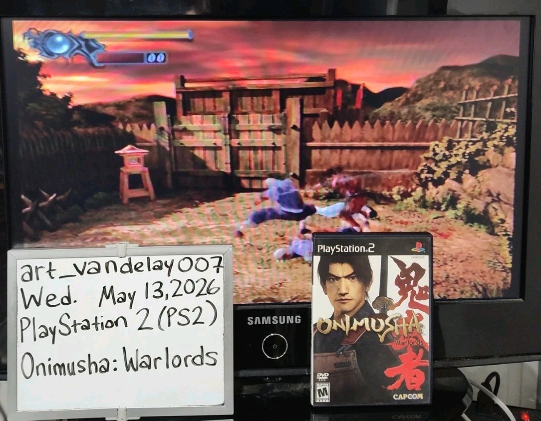 Onimusha: Warlords – (PlayStation 2 PS2, 2001) *CIB* VGC* Black Label* Tested!