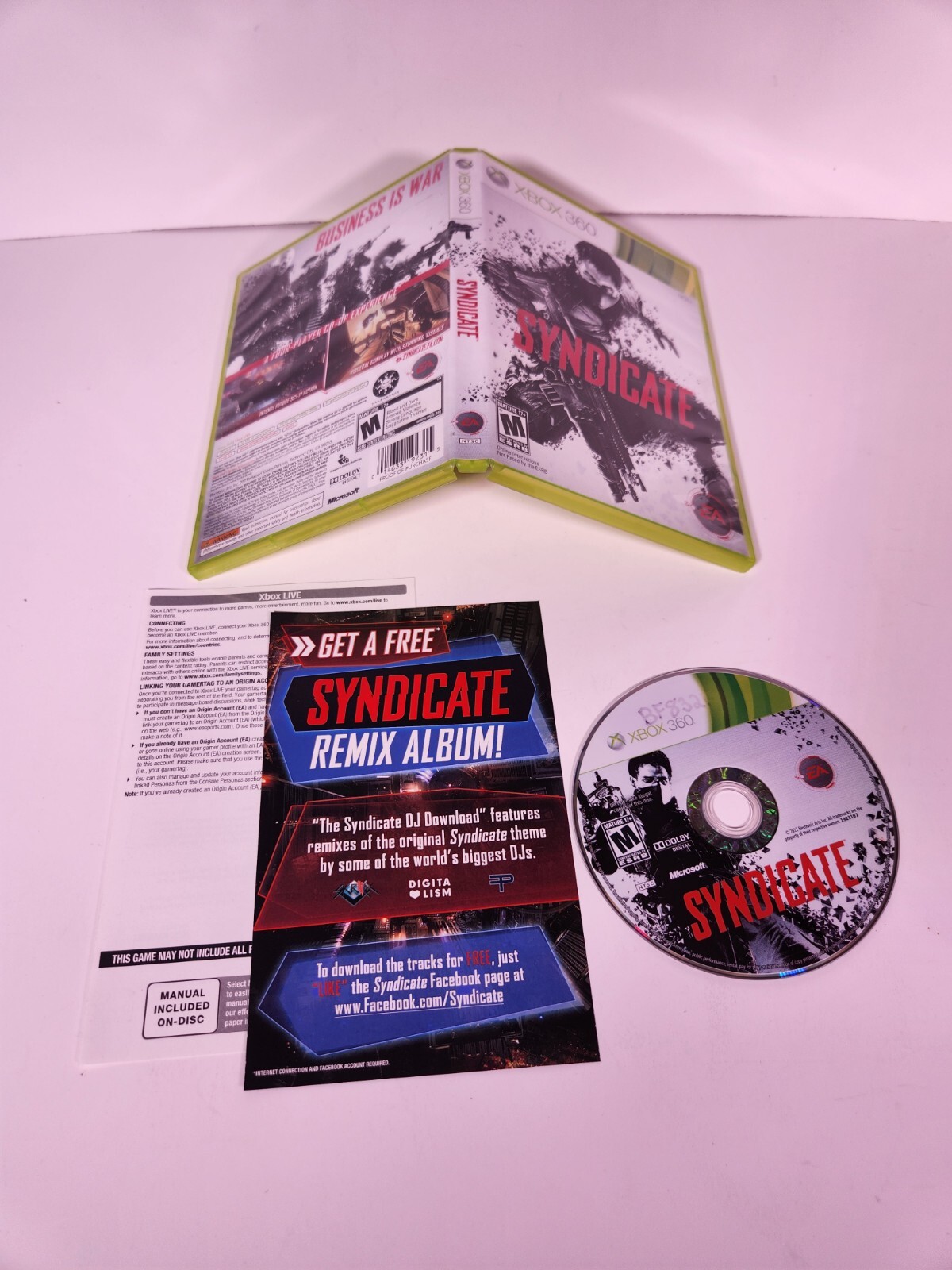Syndicate (Microsoft Xbox 360, 2012) CIB [Tested and Working]