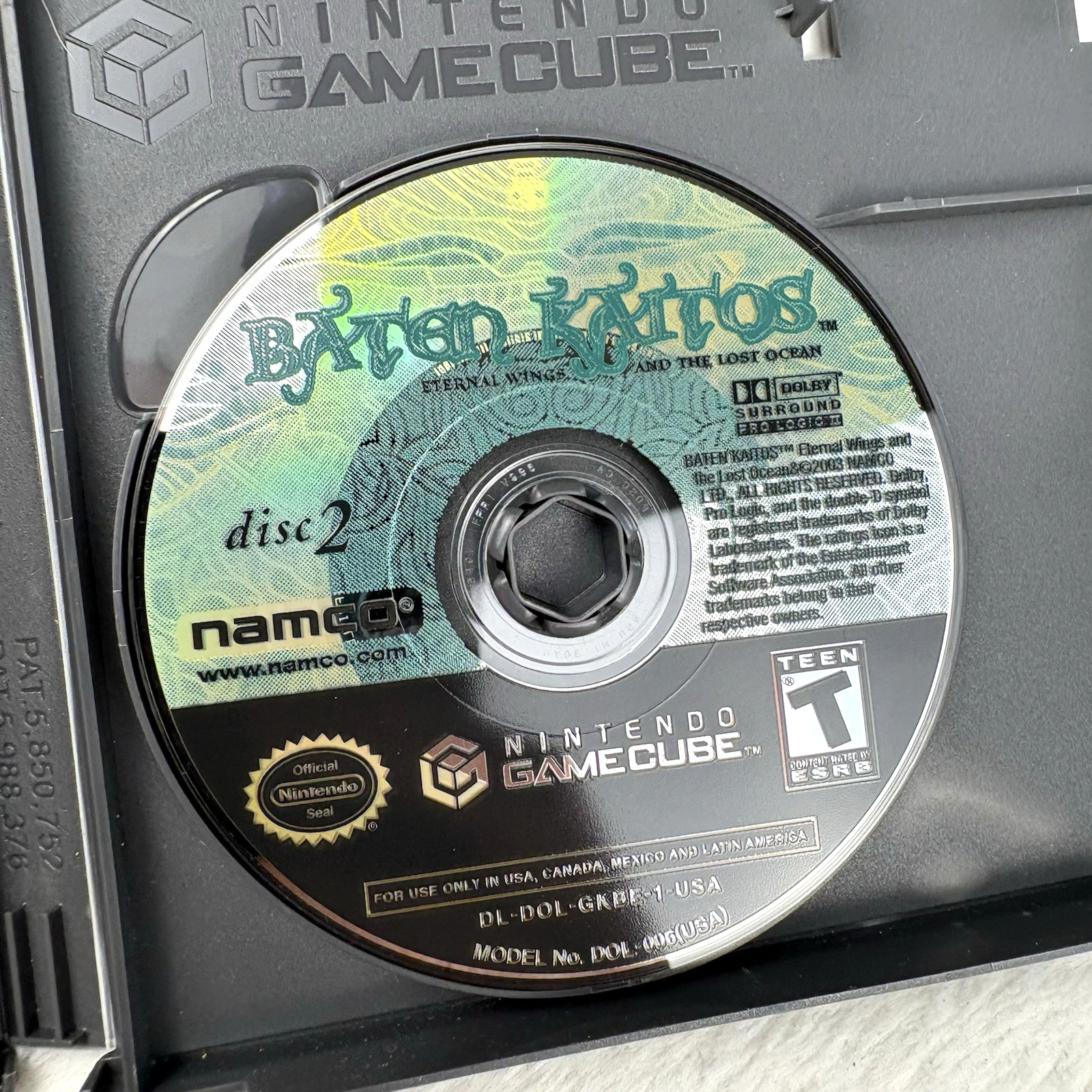 Nintendo GameCube Baten Kaitos: Eternal Wings and the Lost Ocean Video Game CIB!