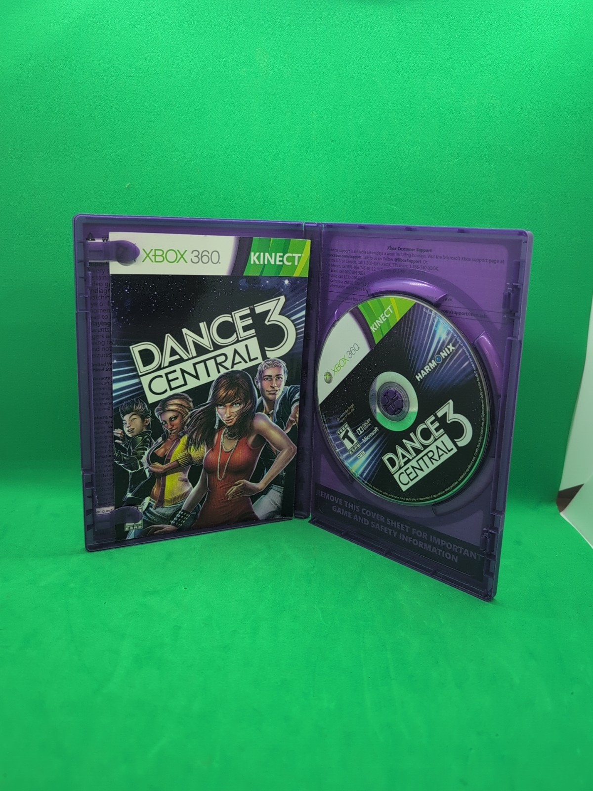 DANCE CENTRAL 3 ☆ Microsoft Xbox 360 ☆ 2012 Video Game ☆ Kinect ☆ 100 Tracks
