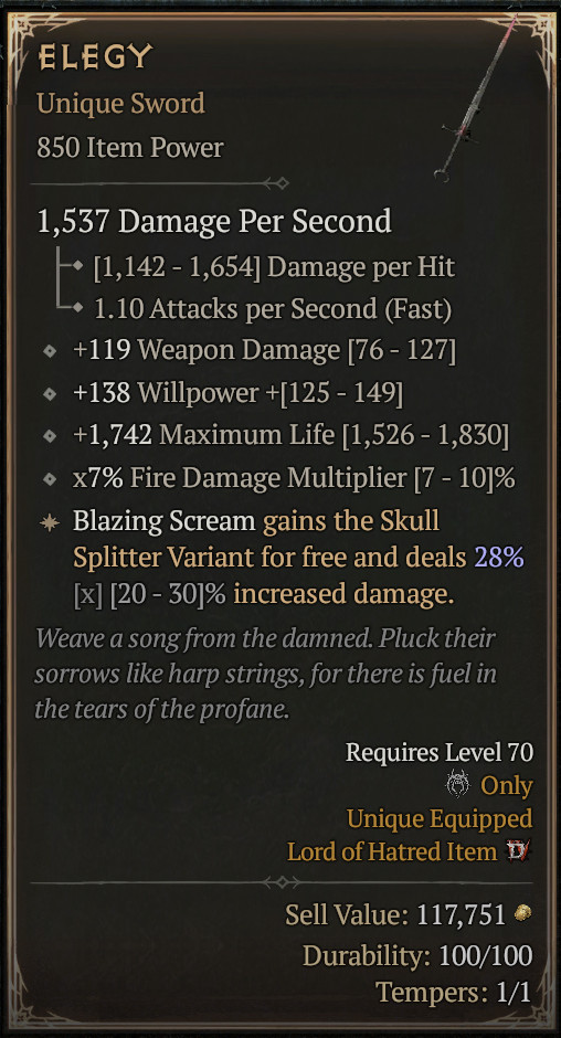 Diablo 4🔥WARLOCK ALL UNIQUE ITEMS🔥 Season 13 Lord of Hatred 🔥PS5 / Xbox / PC