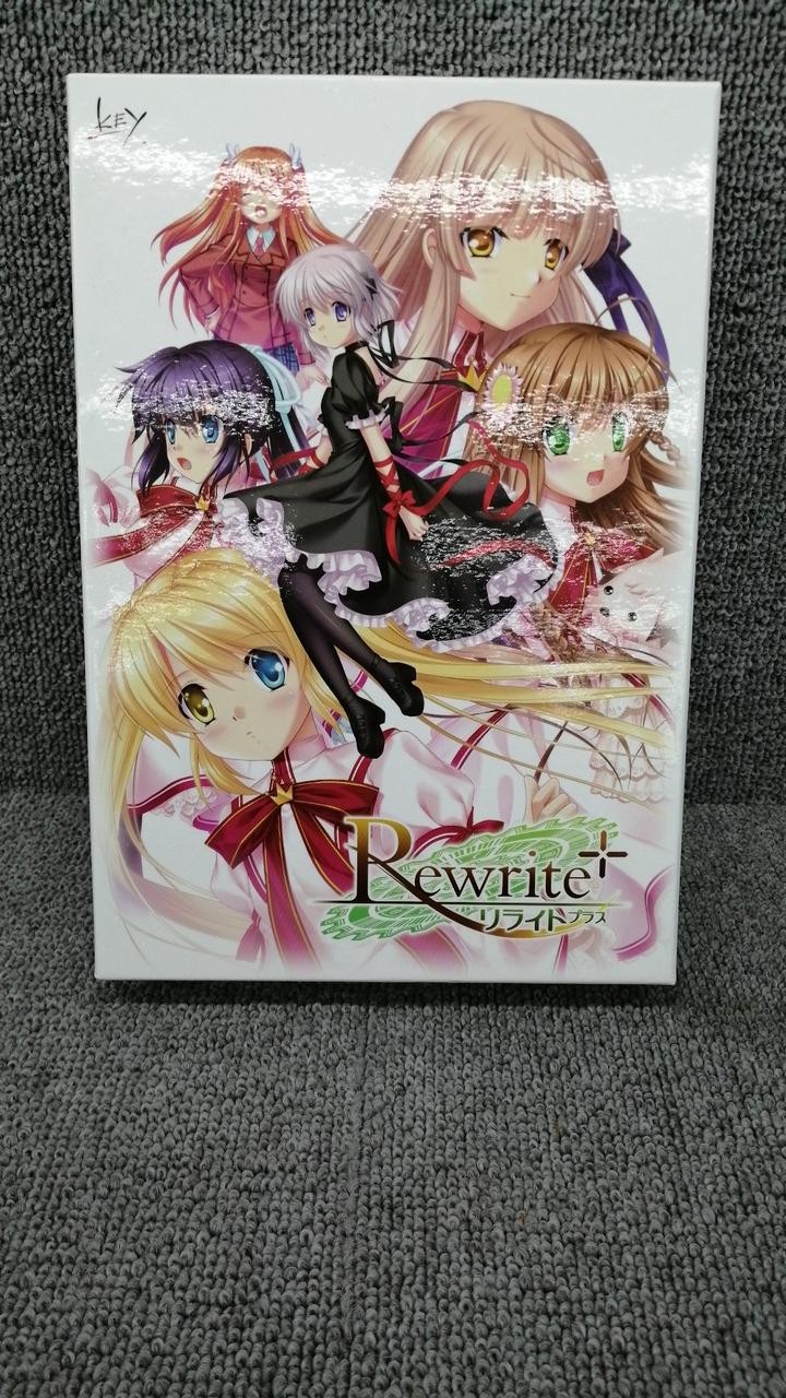 Rewrite+ PC Game Soft with Bonus CD & Unopened Card, Used Condition