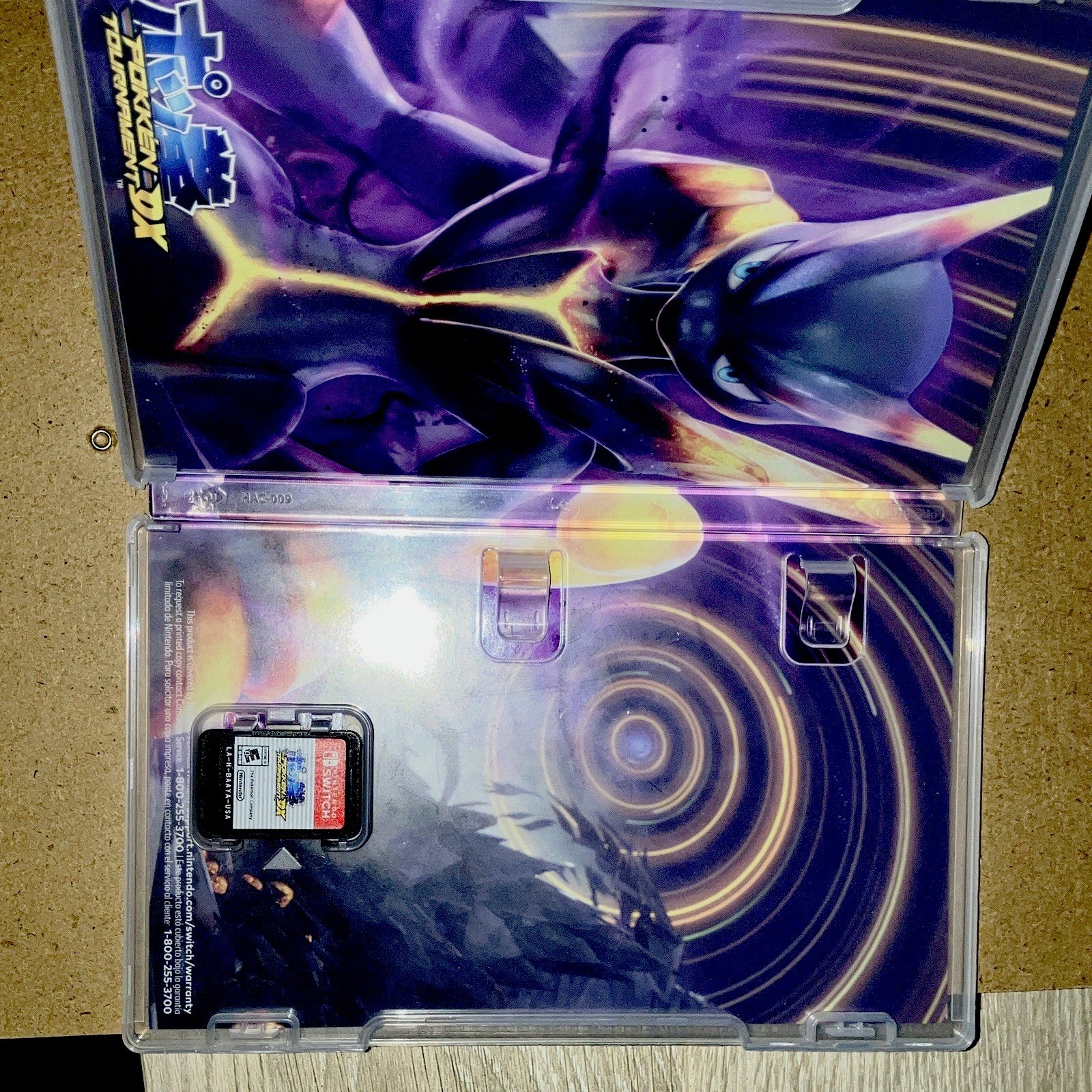 Pokkén Tournament DX Nintendo Switch Cartridge & Case Pokémon Fighting E10+ NTSC