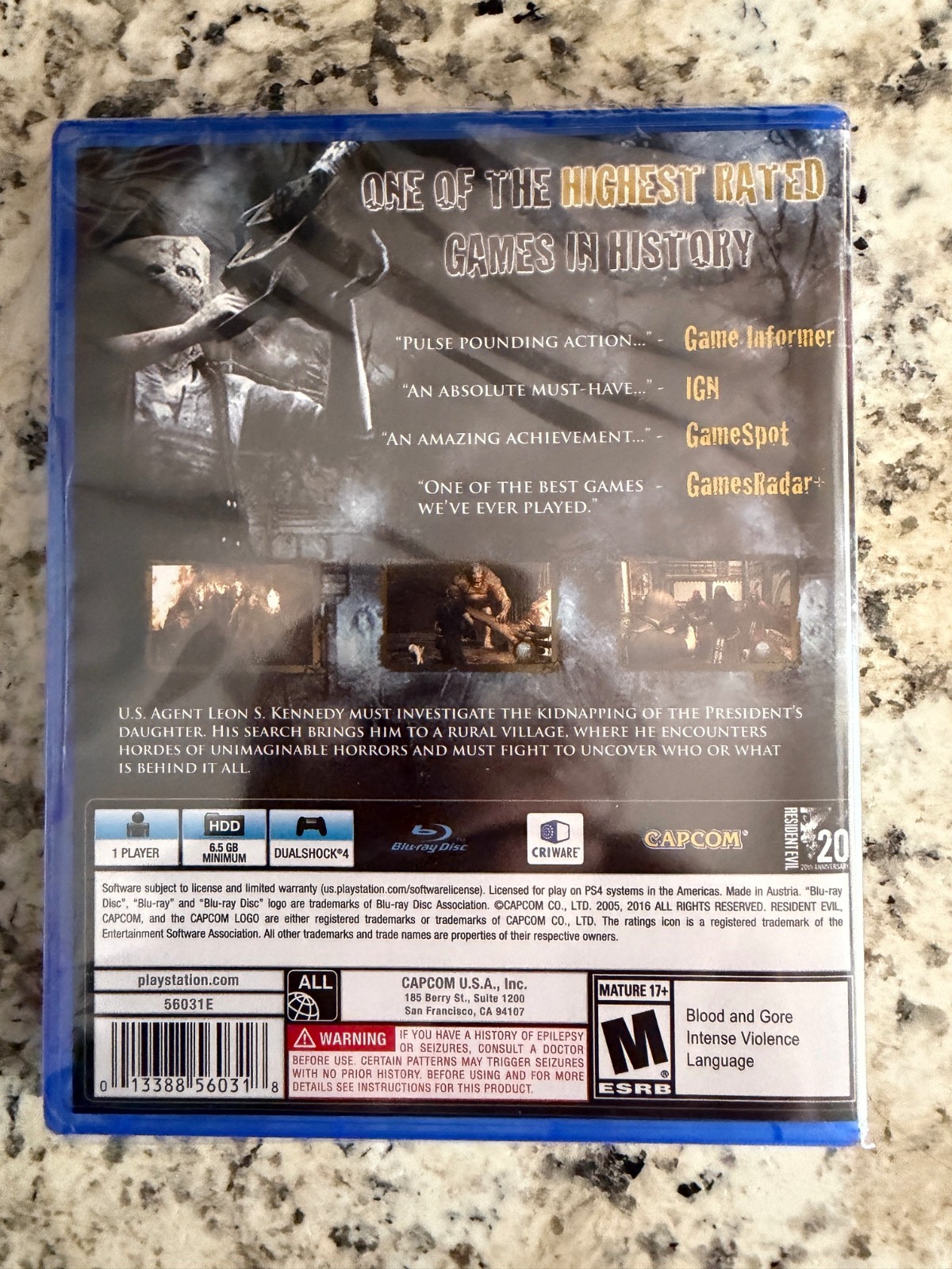 Resident Evil 4 PS4 Brand New Factory Sealed US