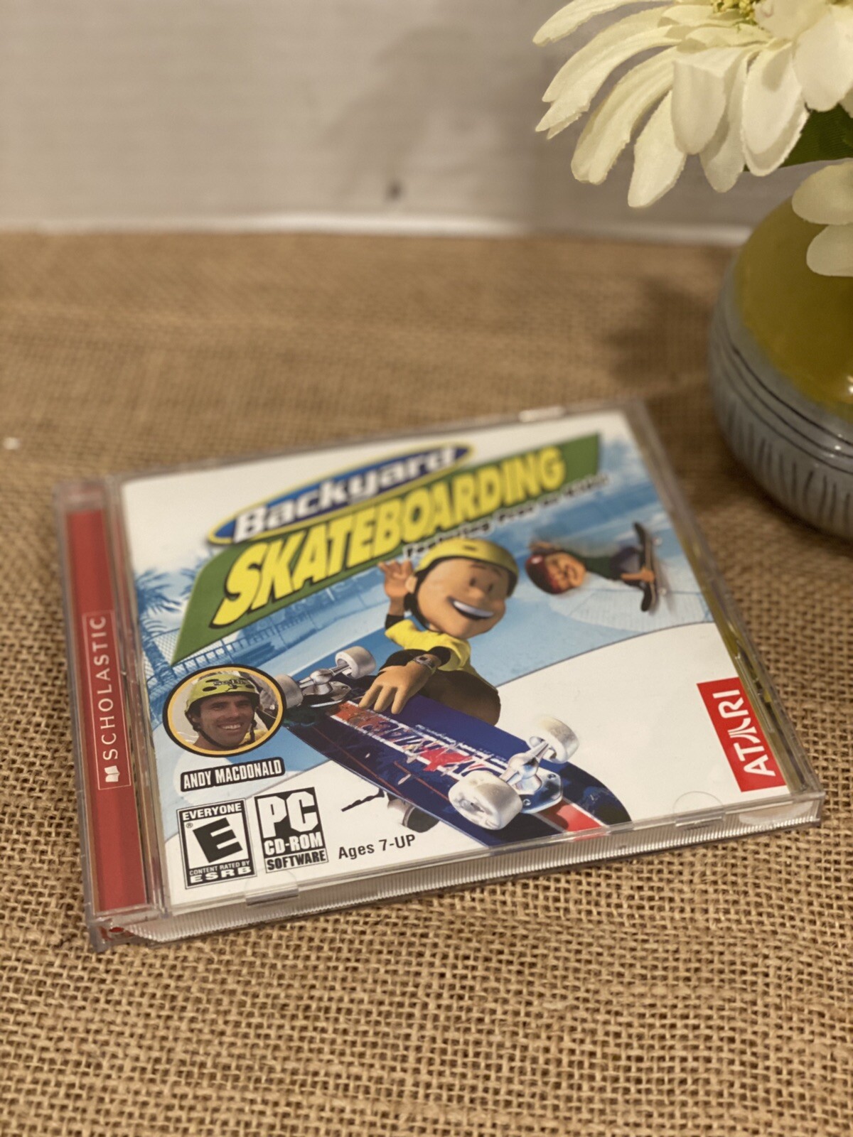 Atari Backyard Skatebording Game W/Andy Macdonald Ages 7-up