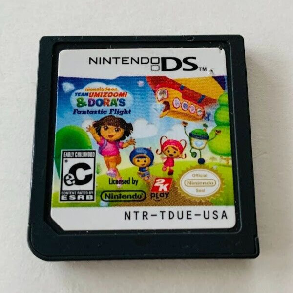 Team Umizoomi & Dora’s Fantastic Flight (Nintendo DS) Lite DSi XL Game Cart