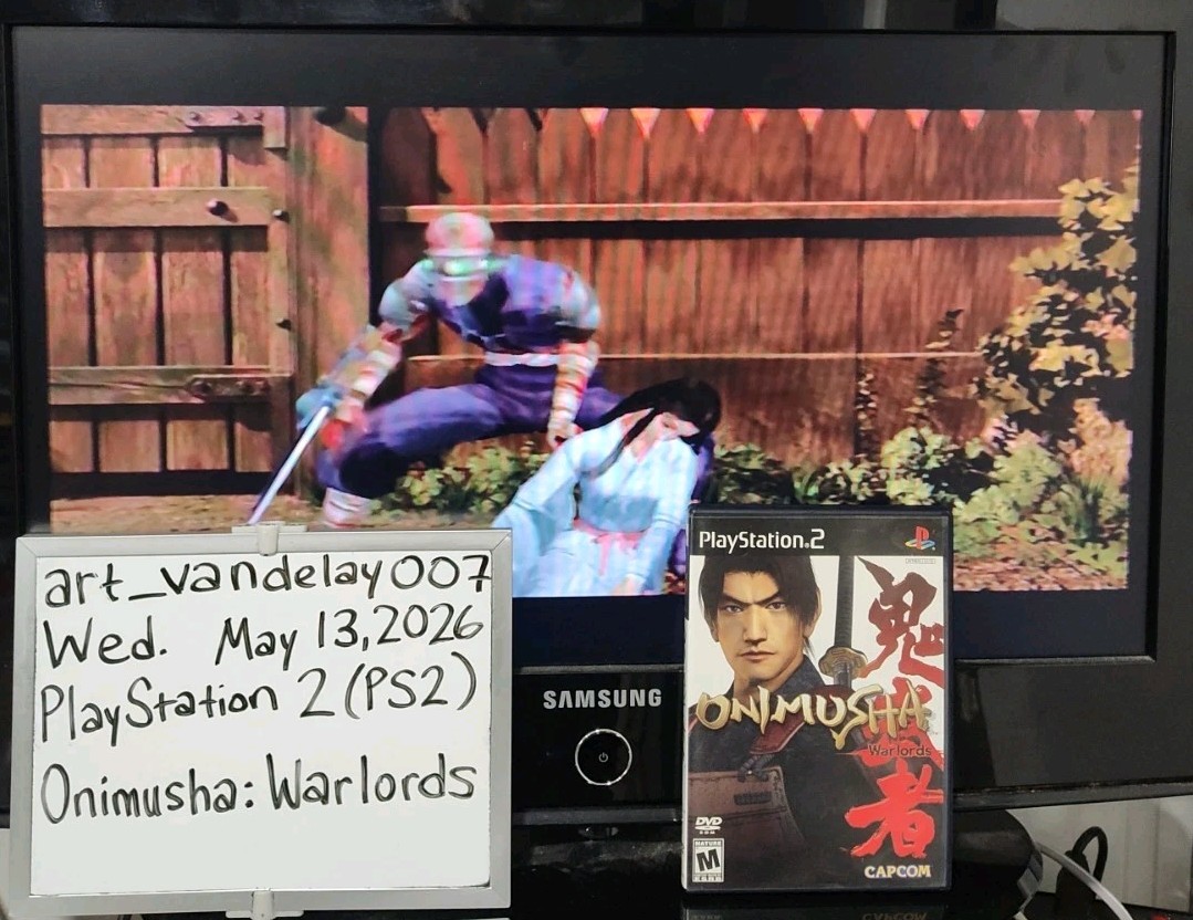 Onimusha: Warlords – (PlayStation 2 PS2, 2001) *CIB* VGC* Black Label* Tested!