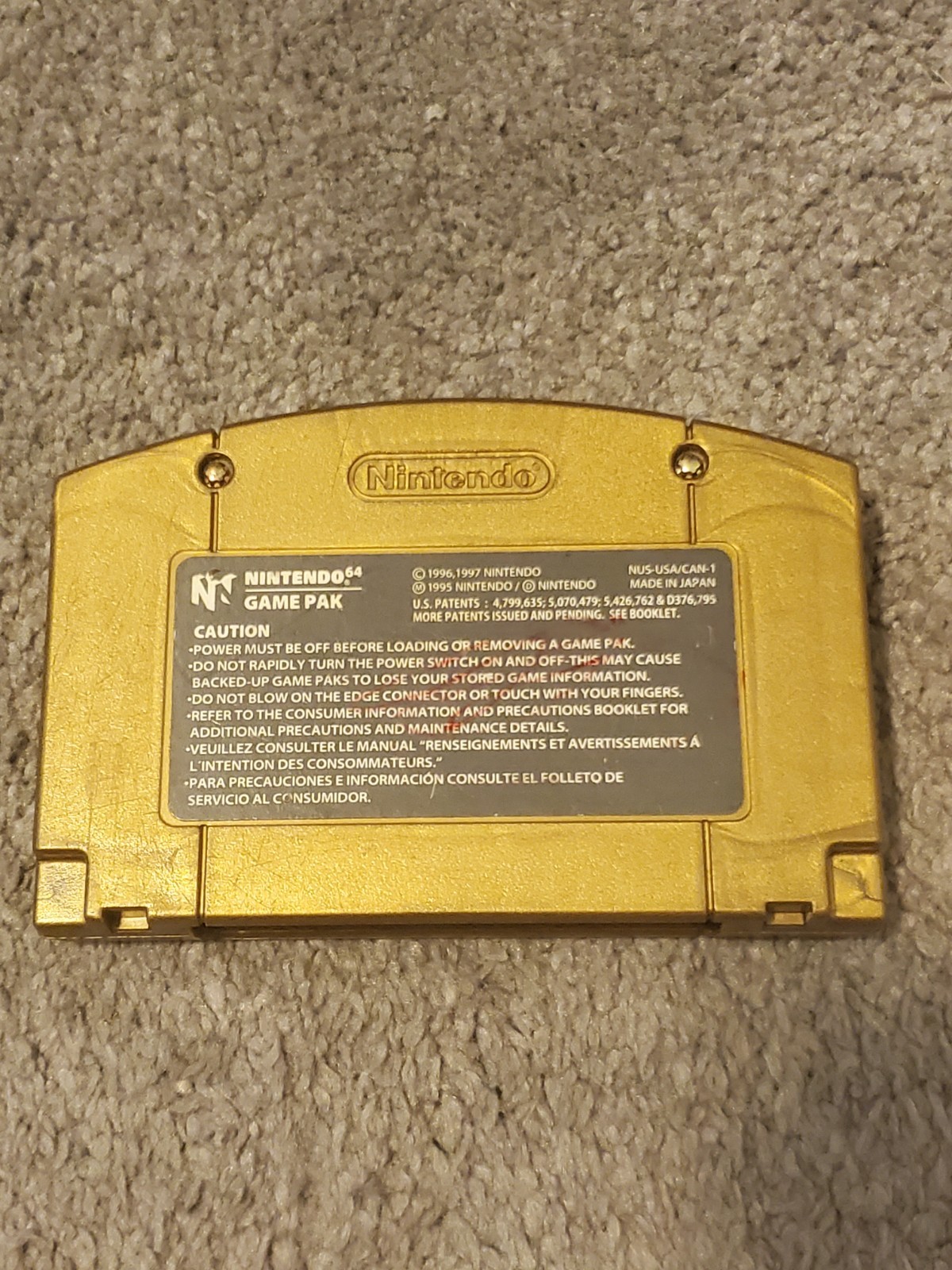 Zelda-Majora’s Mask – Nintendo 64 (N64) Authentic No Label