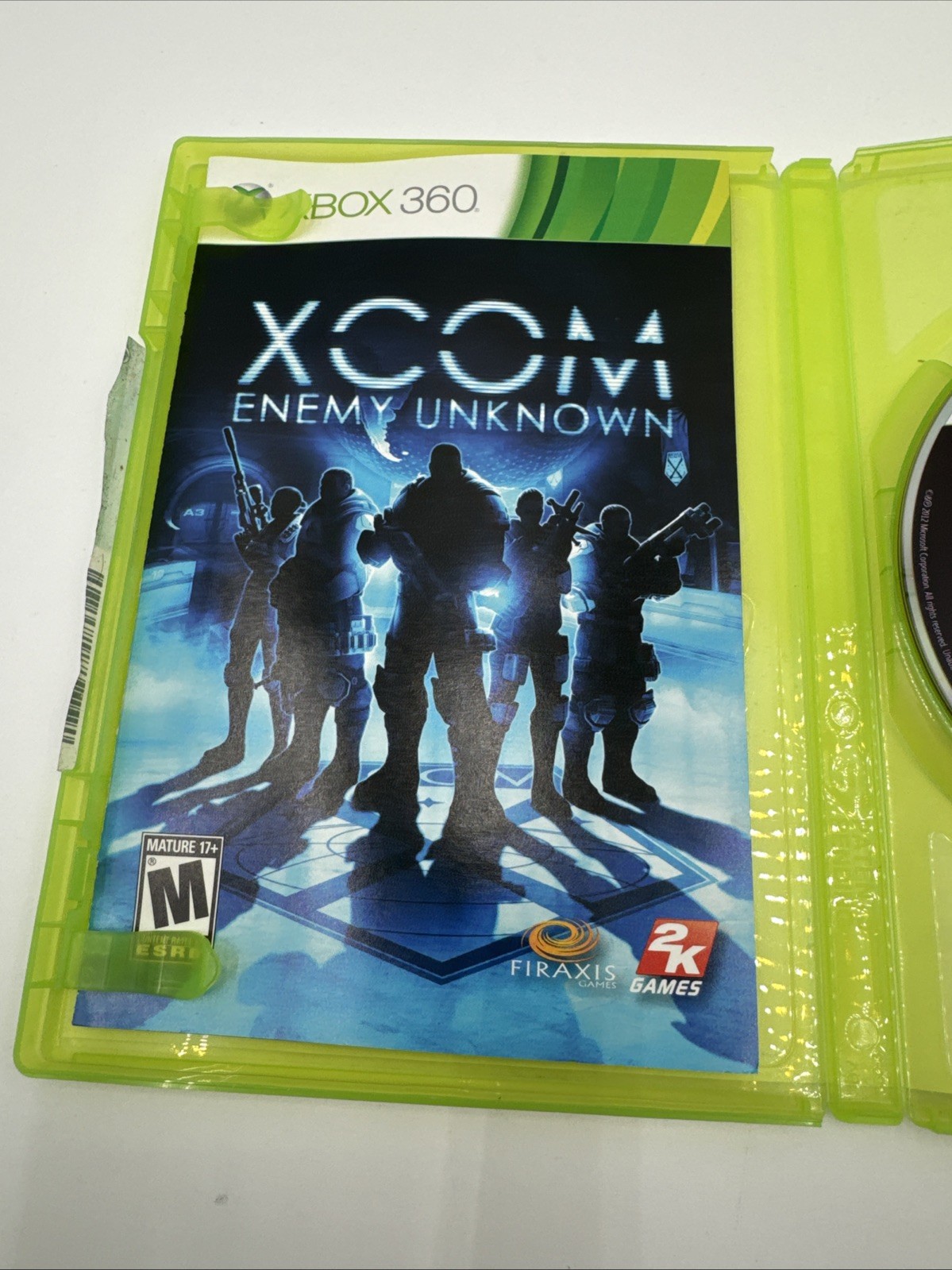 XCOM Enemy Unknown Xbox 360 Complete CIB Tested