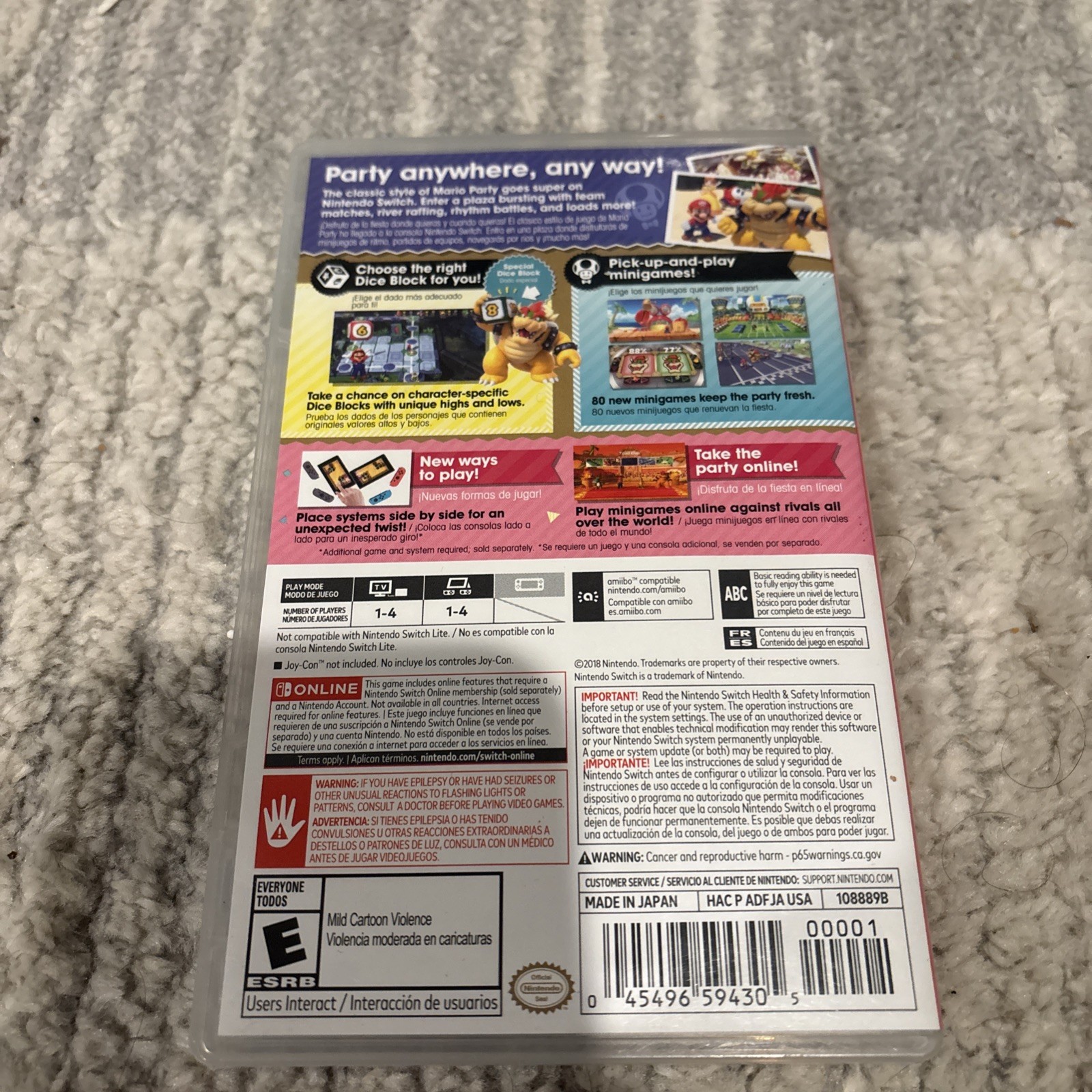 Super Mario Party – Nintendo Switch Complete Tested Working