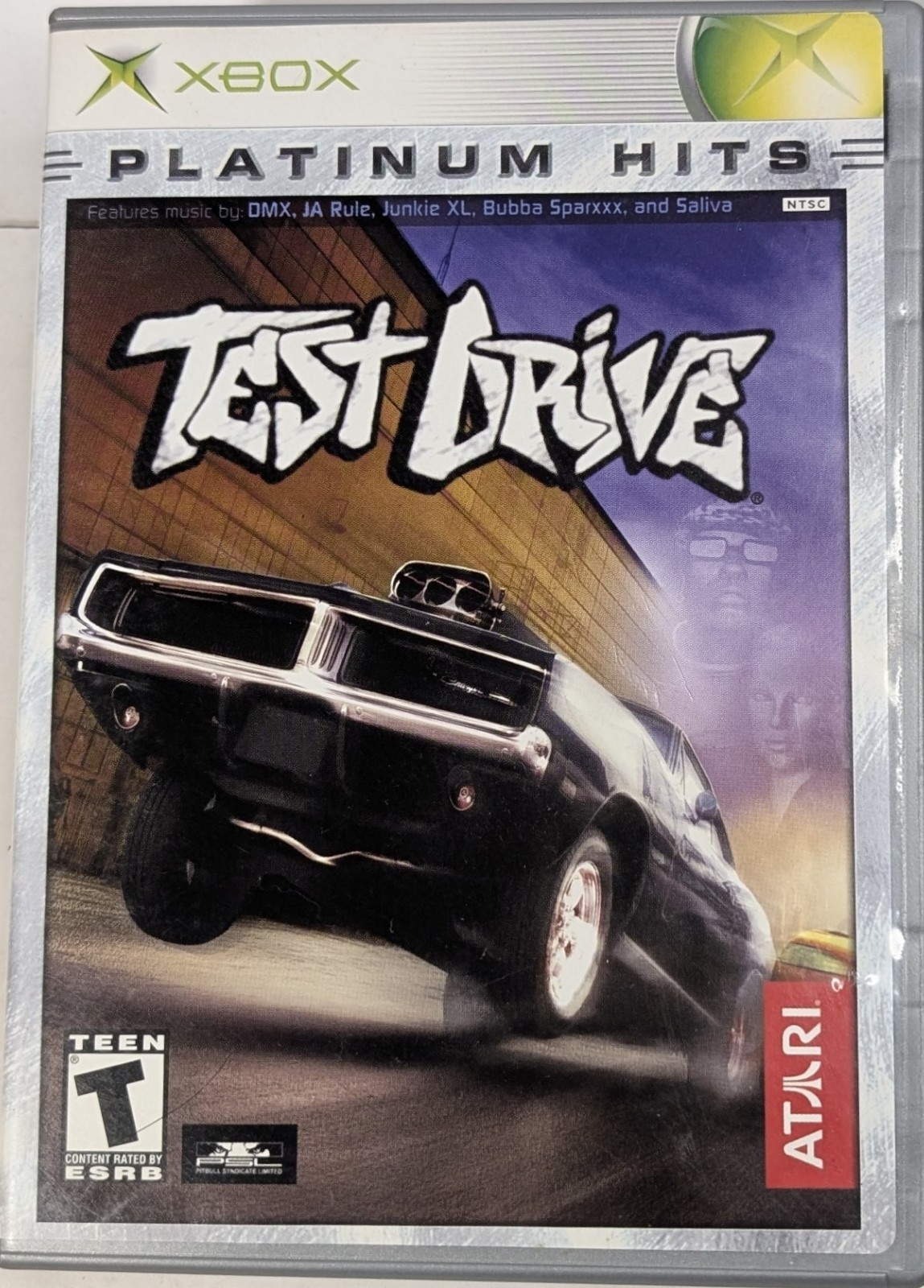 Test Drive Platinum Hits Original Microsoft Xbox Cib Tested and Working